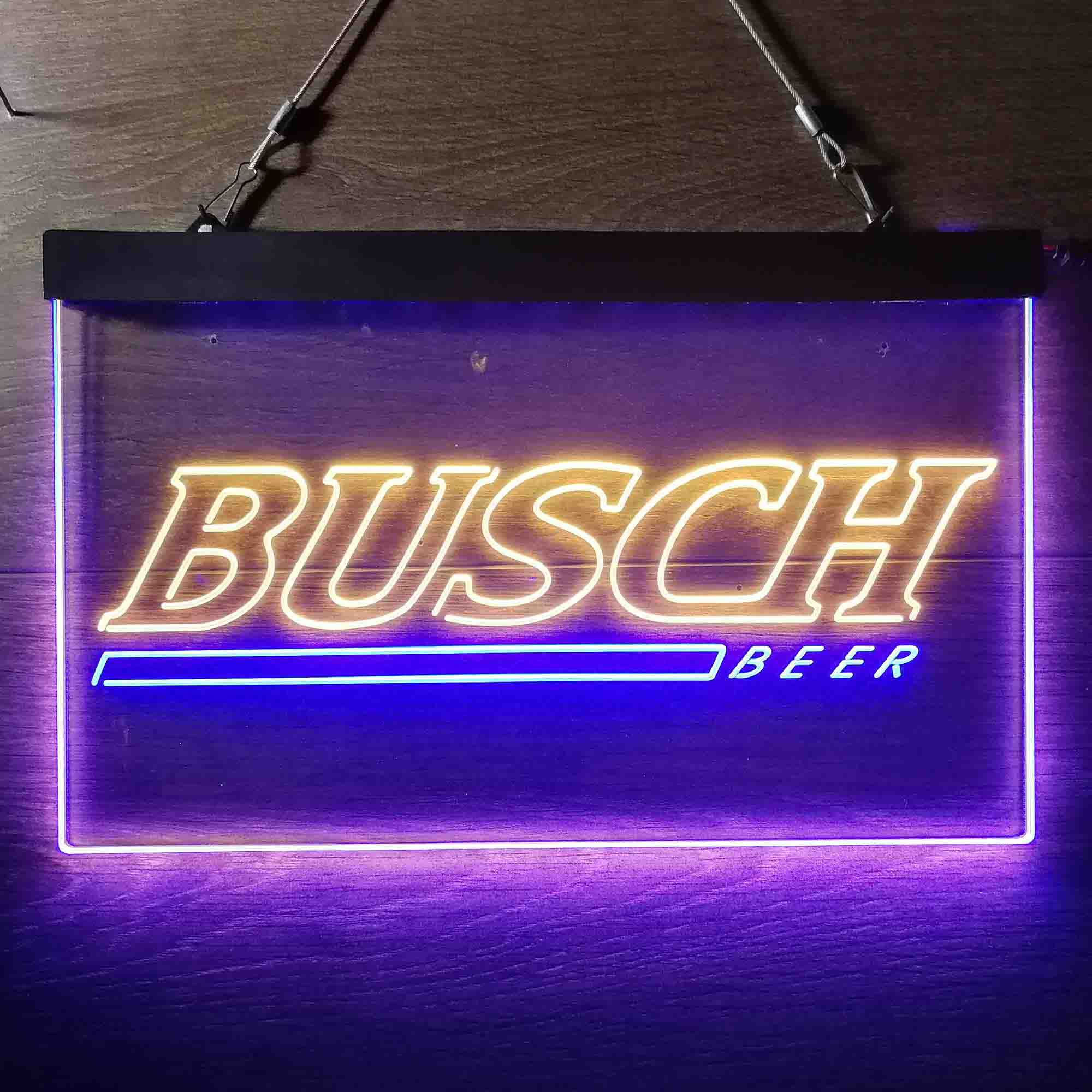 Busch Logo Beer Home Bar Neon Light LED Sign - Image 12