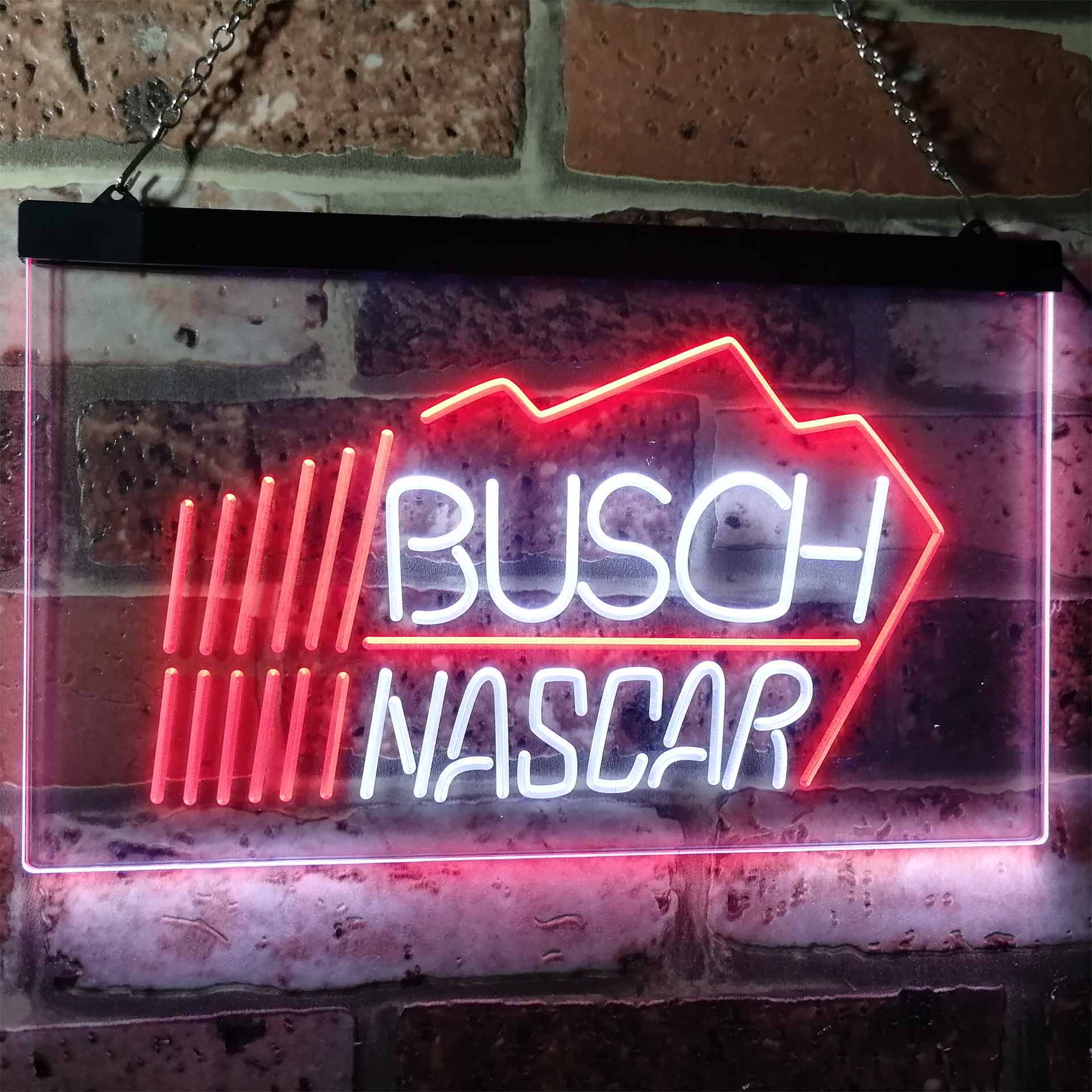 Busch Nascar Beer Racing Car Bar Neon-Like LED Sign - Image 4