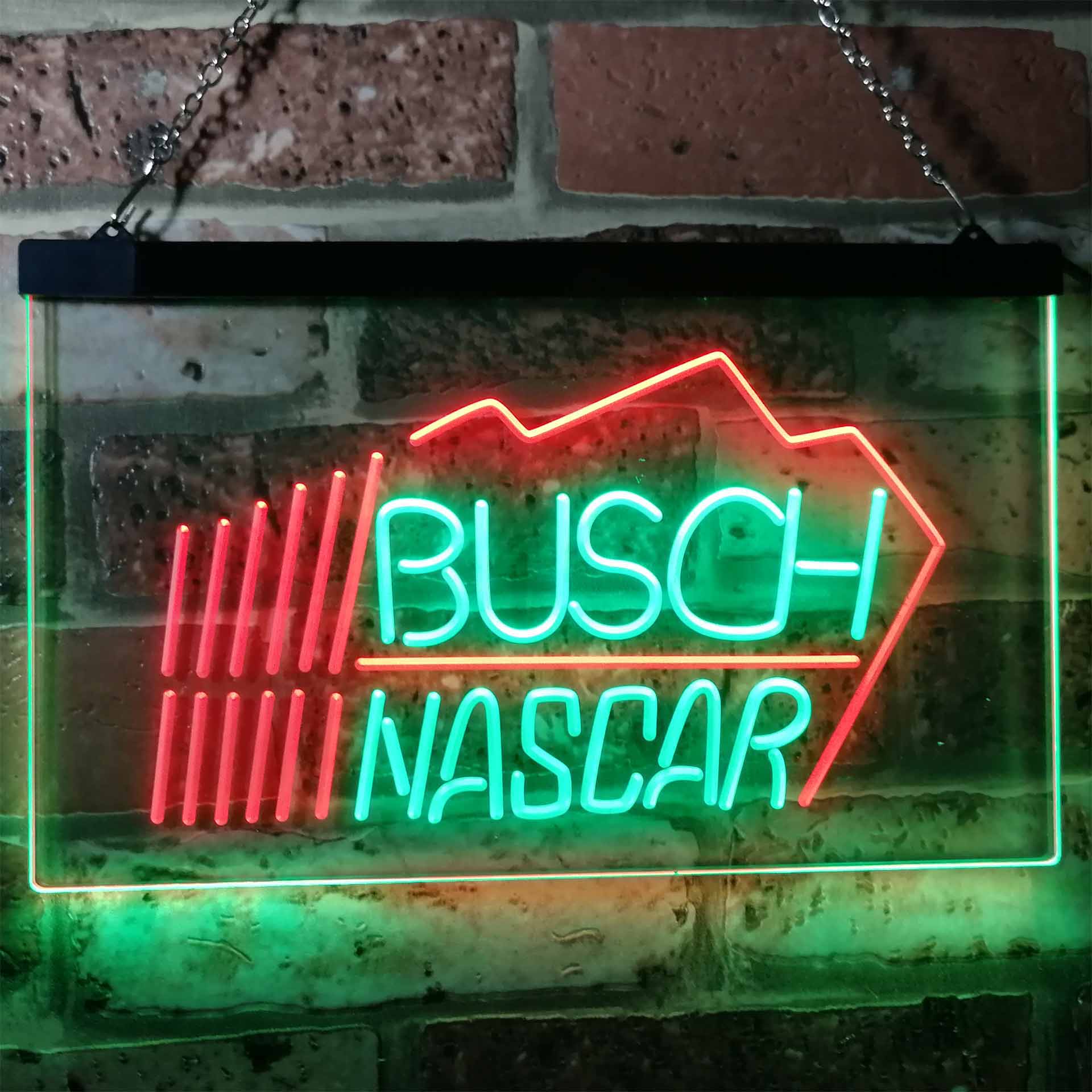 Busch Nascar Beer Racing Car Bar Neon-Like LED Sign - Image 5