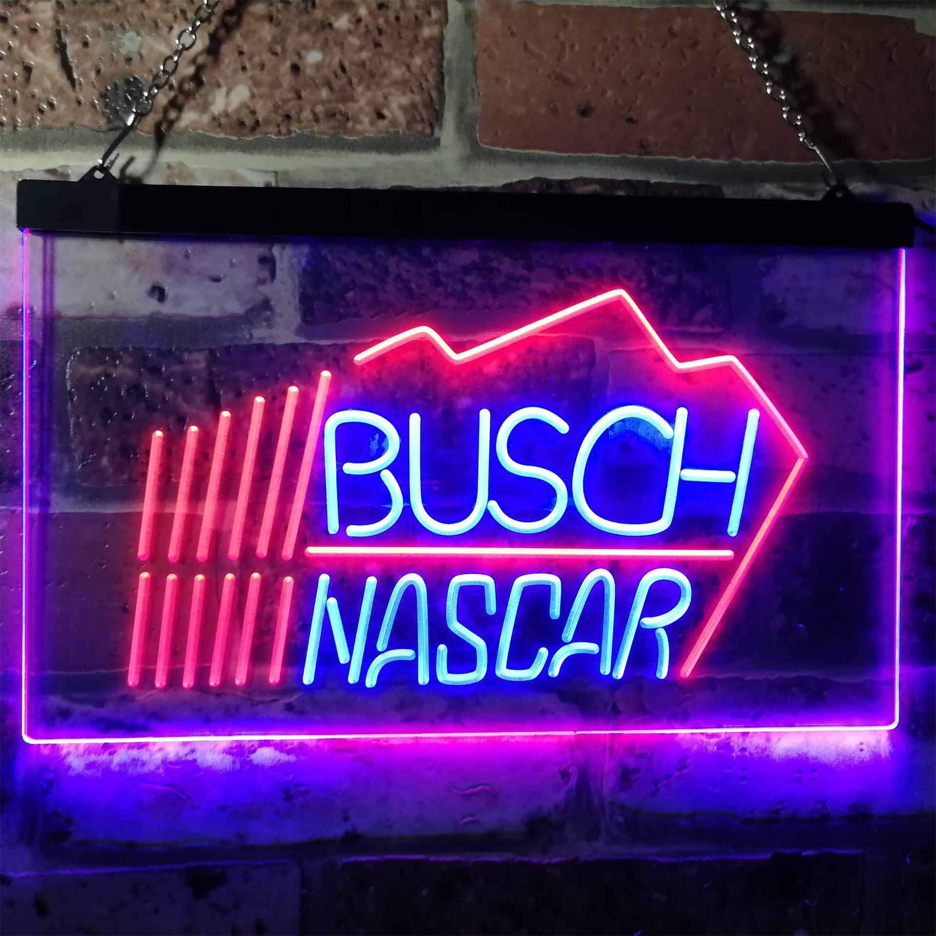 Busch Nascar Beer Racing Car Bar Neon-Like LED Sign - Image 8