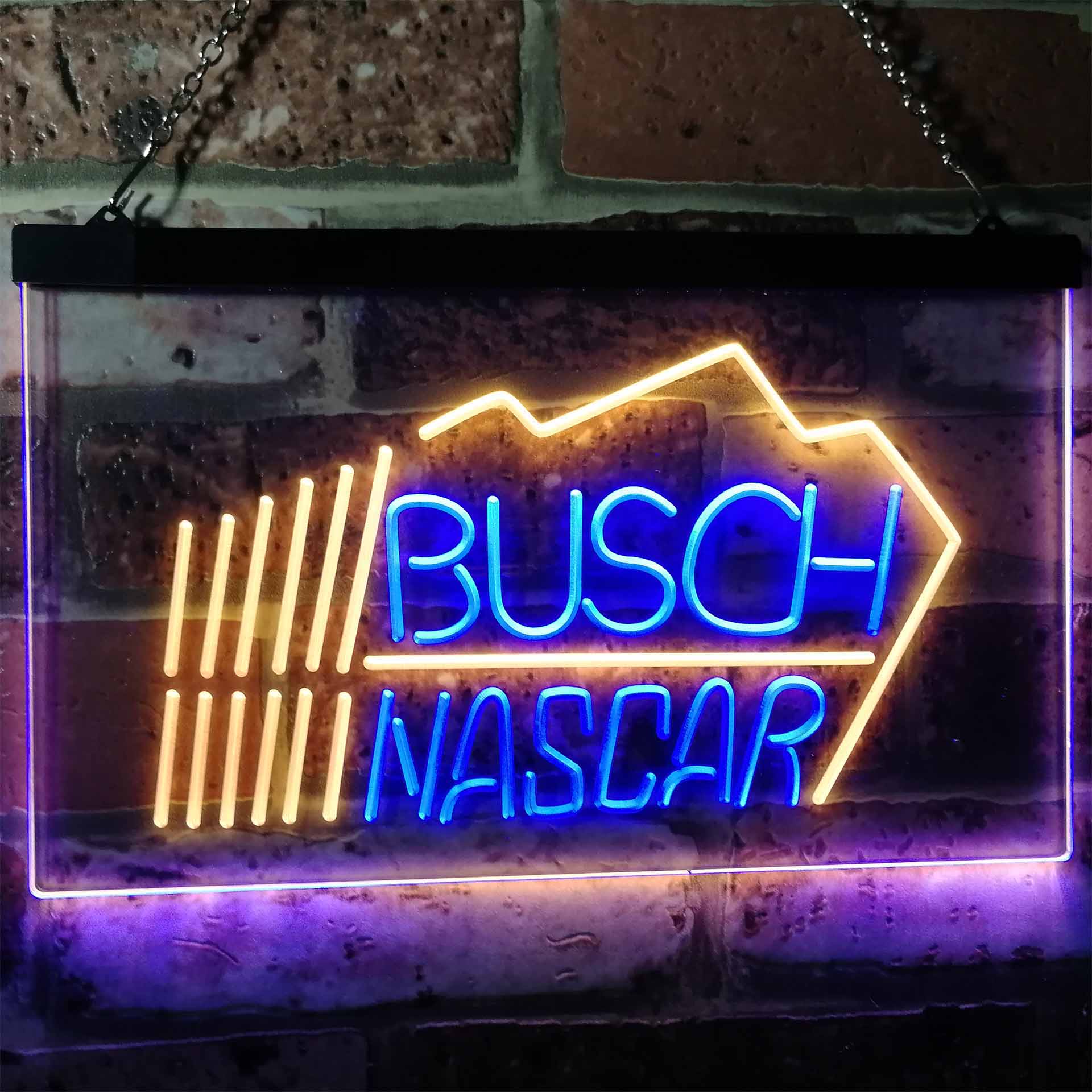 Busch Nascar Beer Racing Car Bar Neon-Like LED Sign - Image 9