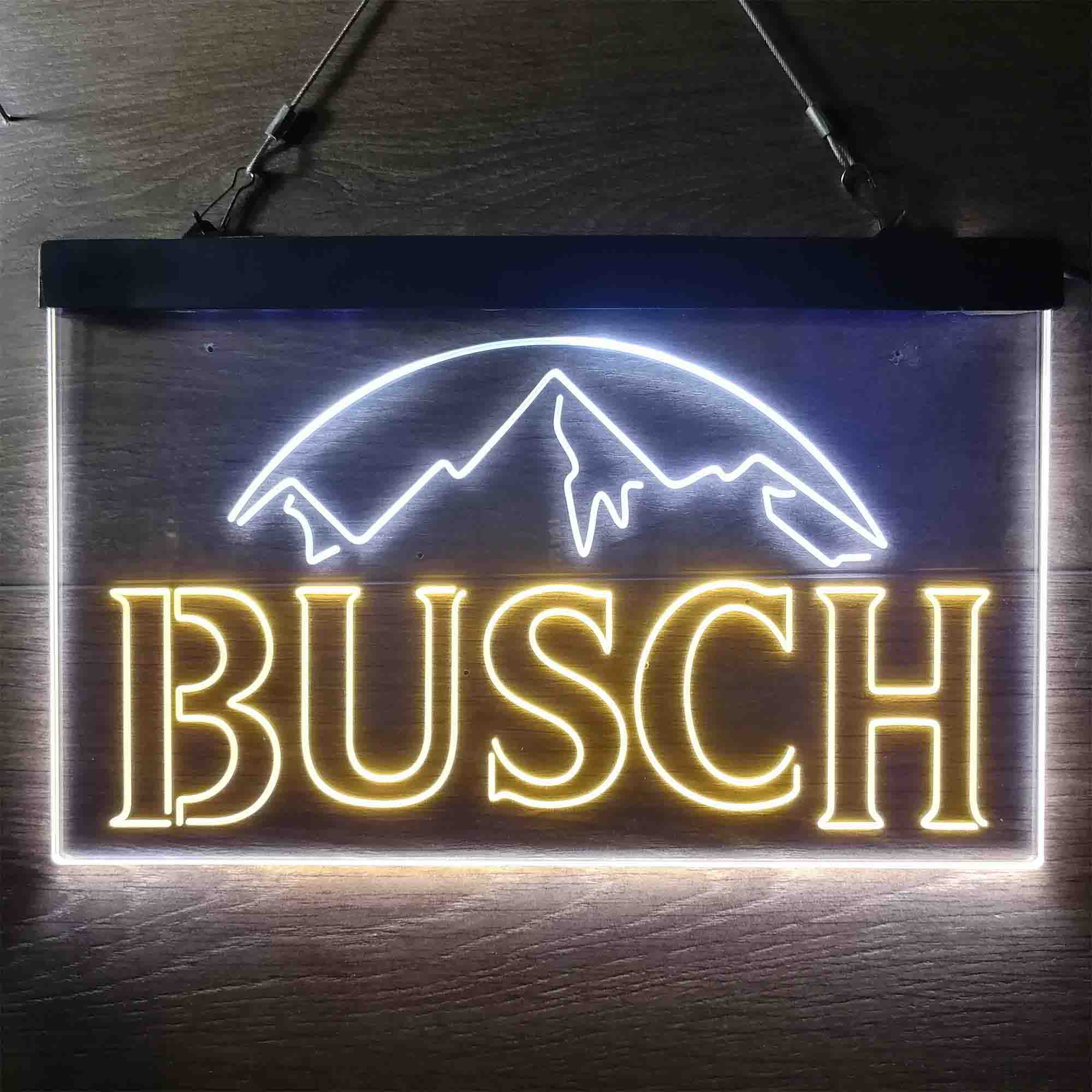 Busch Snow Mountain Home Bar Neon Light LED Sign - Image 10