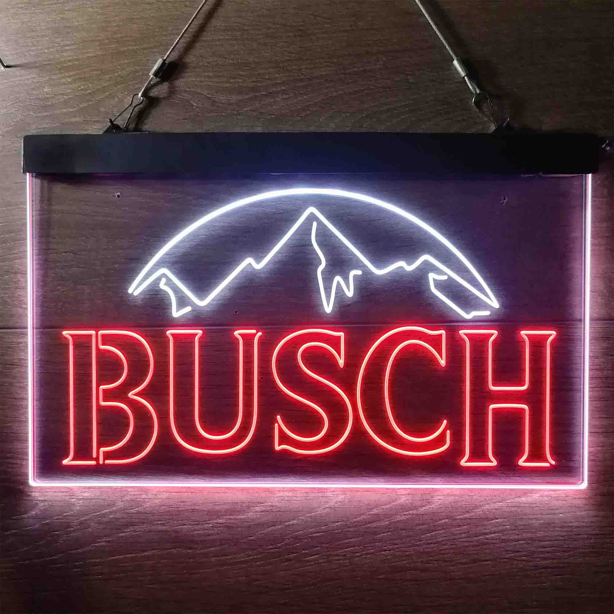 Busch Snow Mountain Home Bar Neon Light LED Sign - Image 11