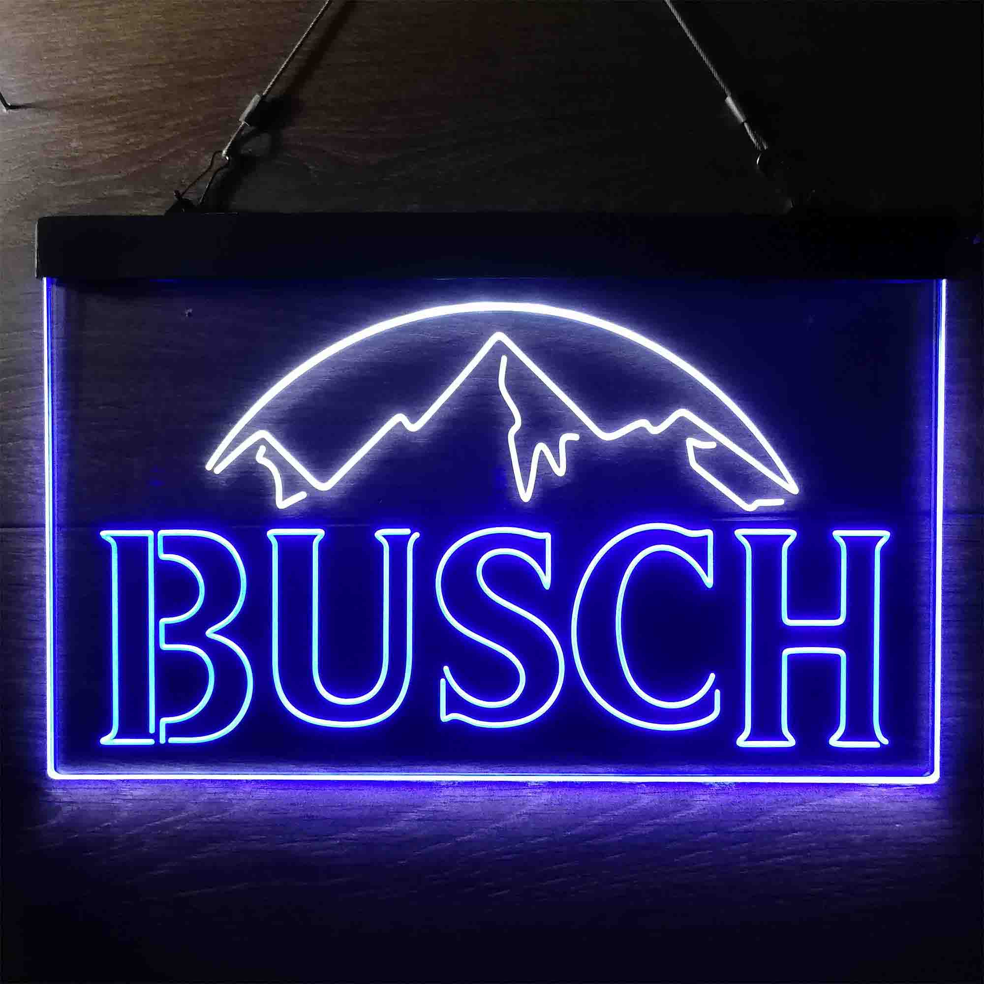 Busch Snow Mountain Home Bar Neon Light LED Sign - Image 12