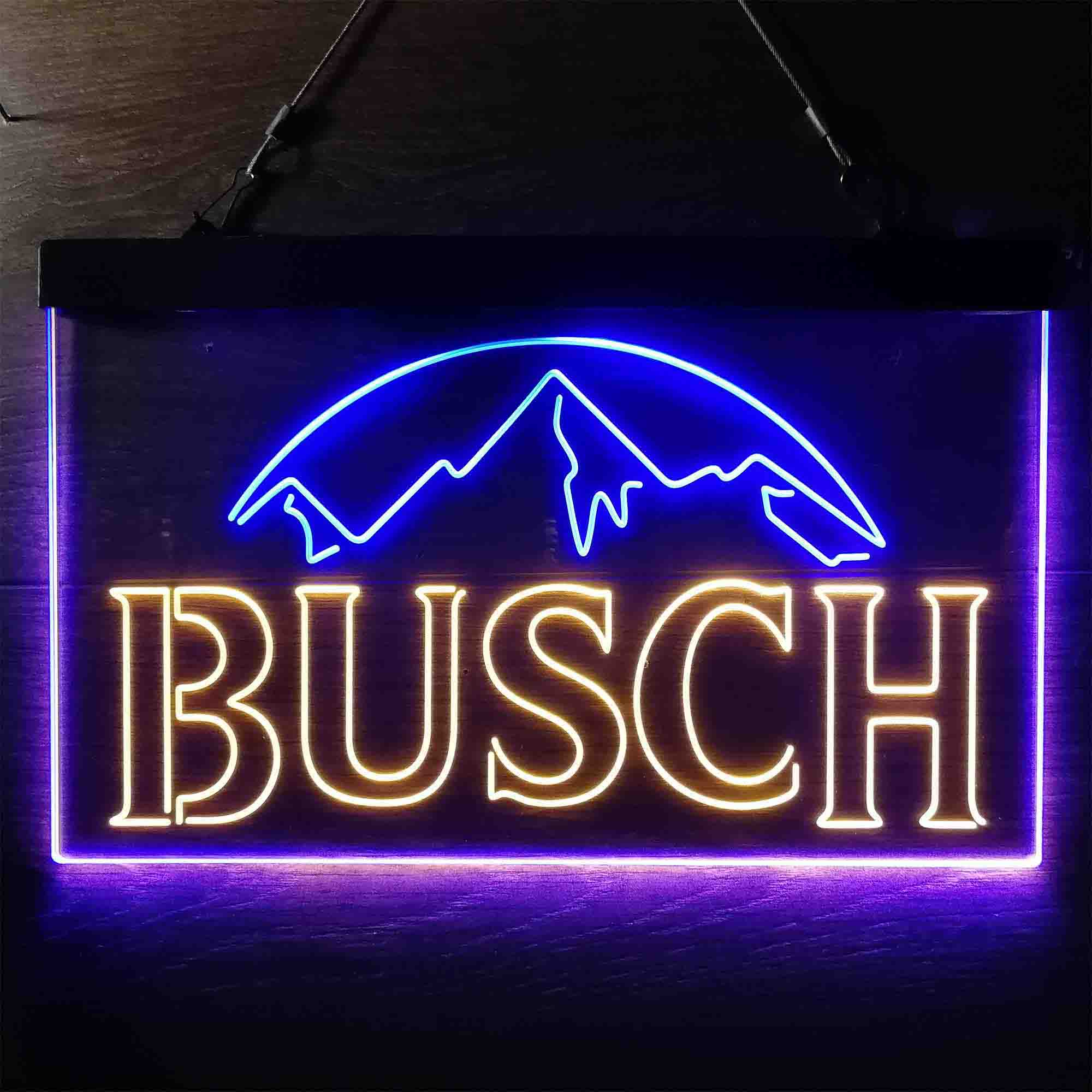 Busch Snow Mountain Home Bar Neon Light LED Sign - Image 13