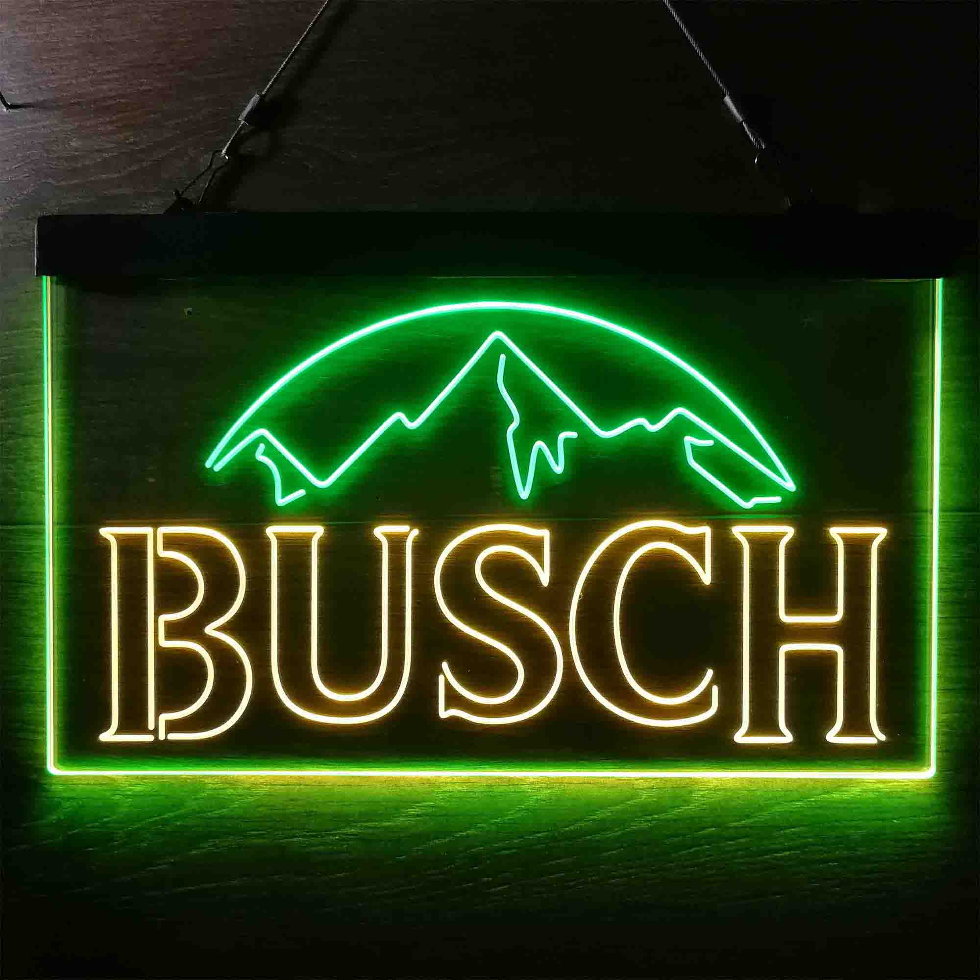 Busch Snow Mountain Home Bar Neon Light LED Sign - Image 3