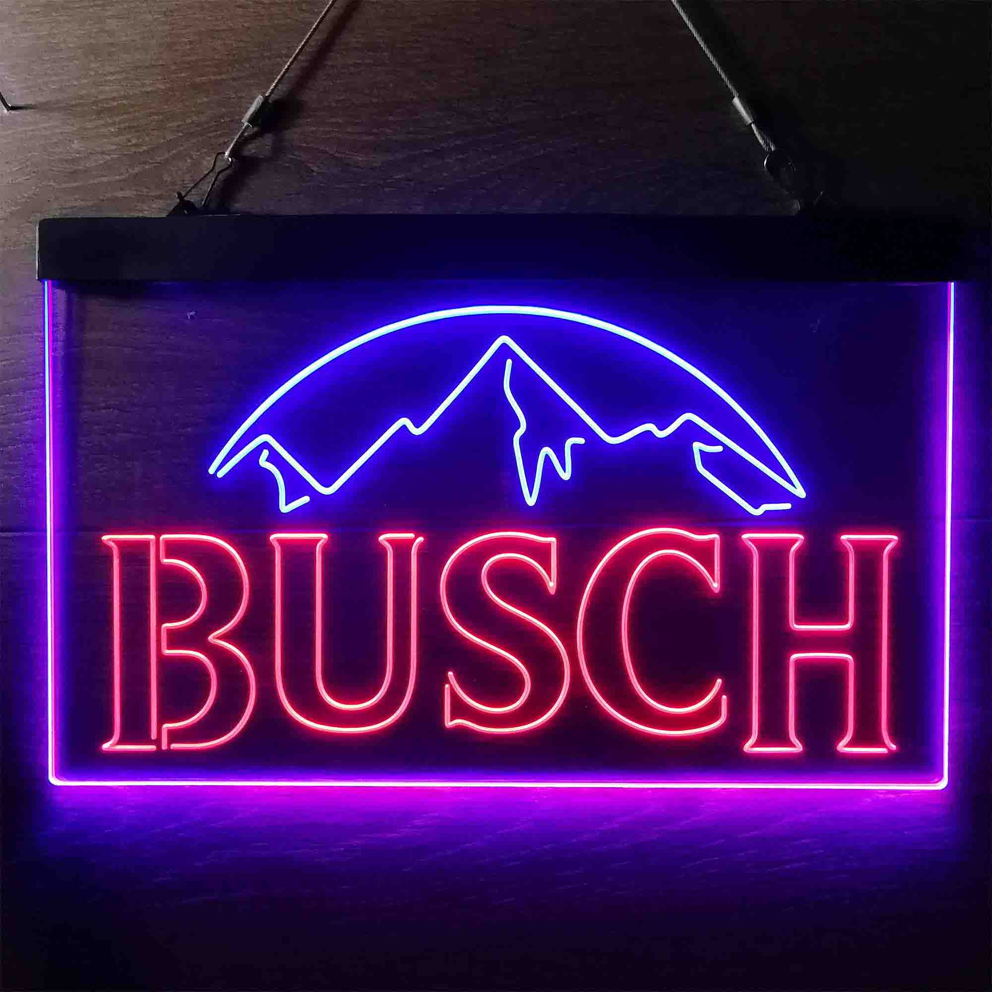 Busch Snow Mountain Home Bar Neon Light LED Sign - Image 5
