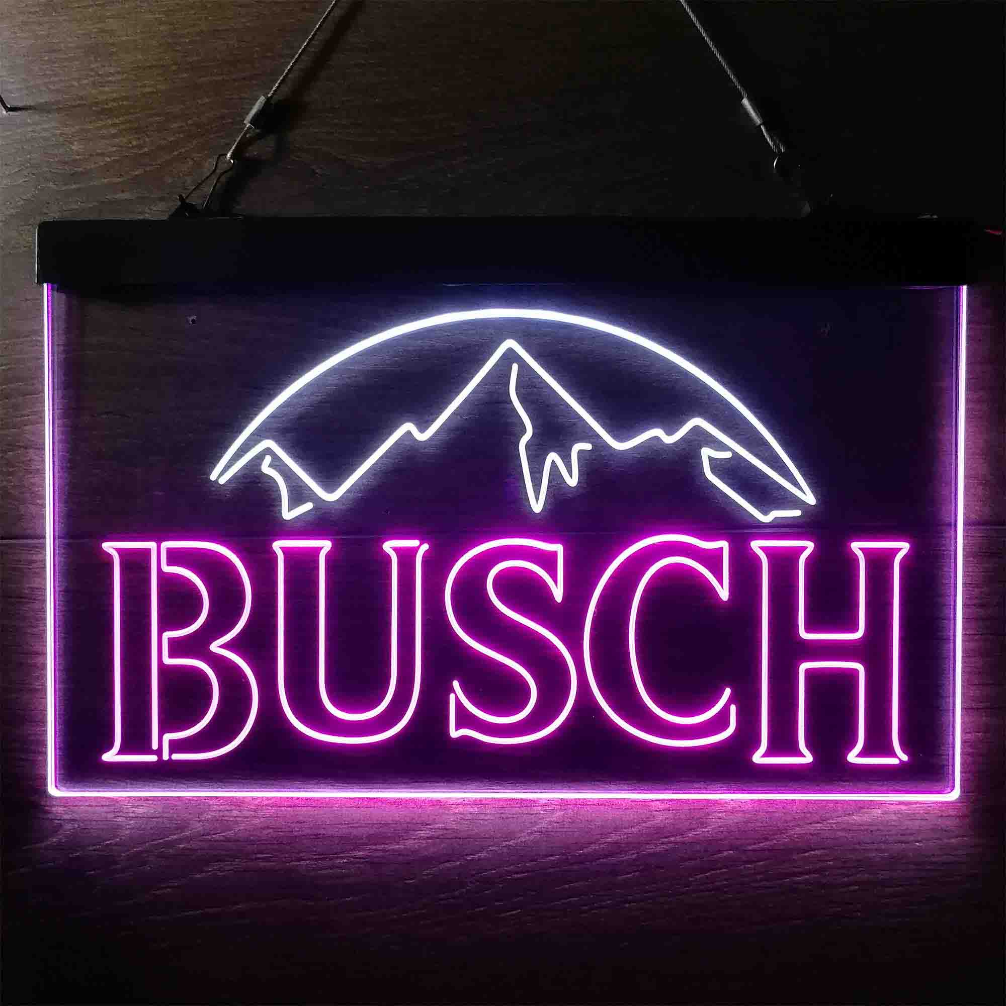 Busch Snow Mountain Home Bar Neon Light LED Sign - Image 8