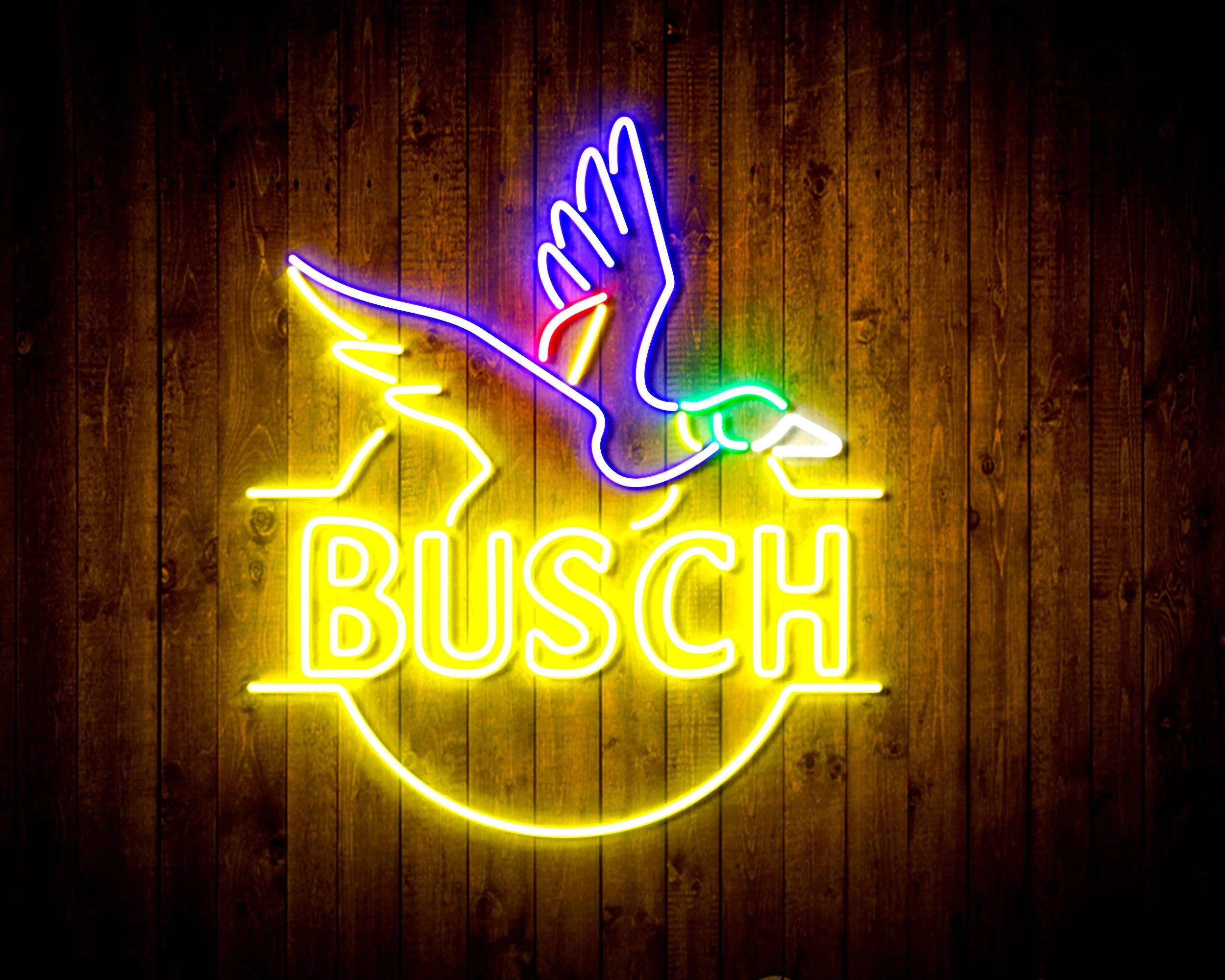 Busch Beer Bird Bar Handmade Neon Flex LED Sign - Image 2