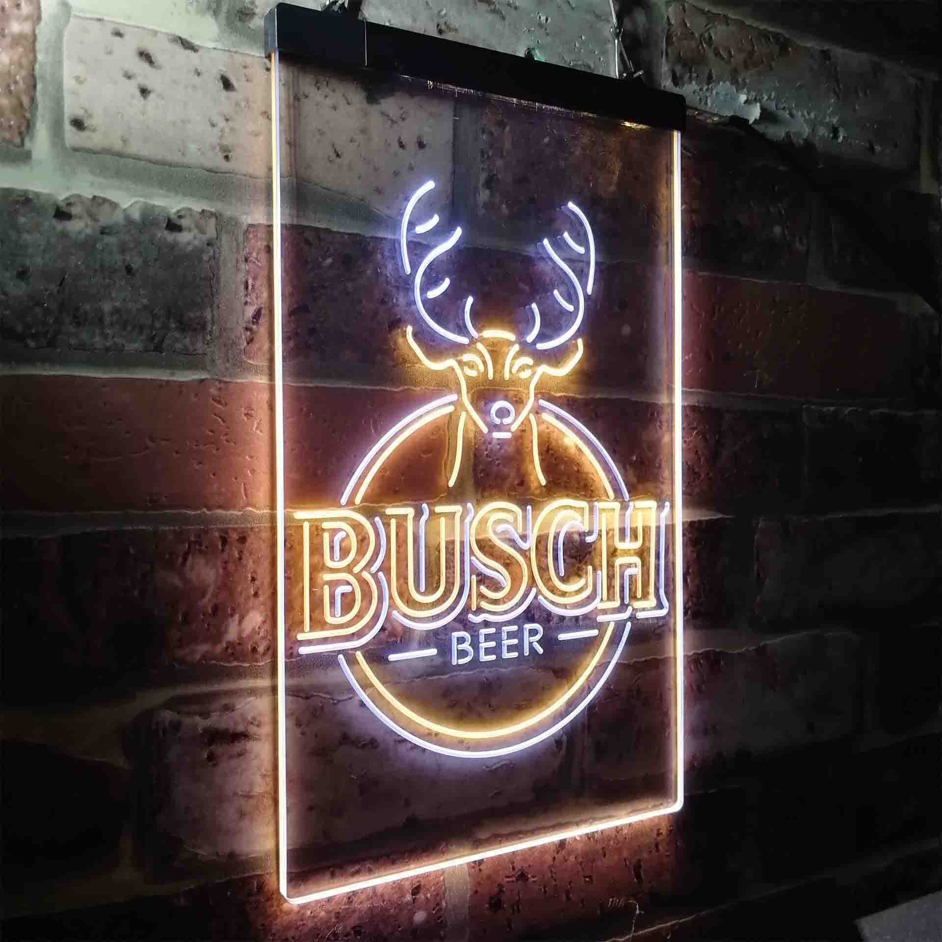 Buschs Beer Deer Vertical Circle Neon-Like LED Sign - Image 22
