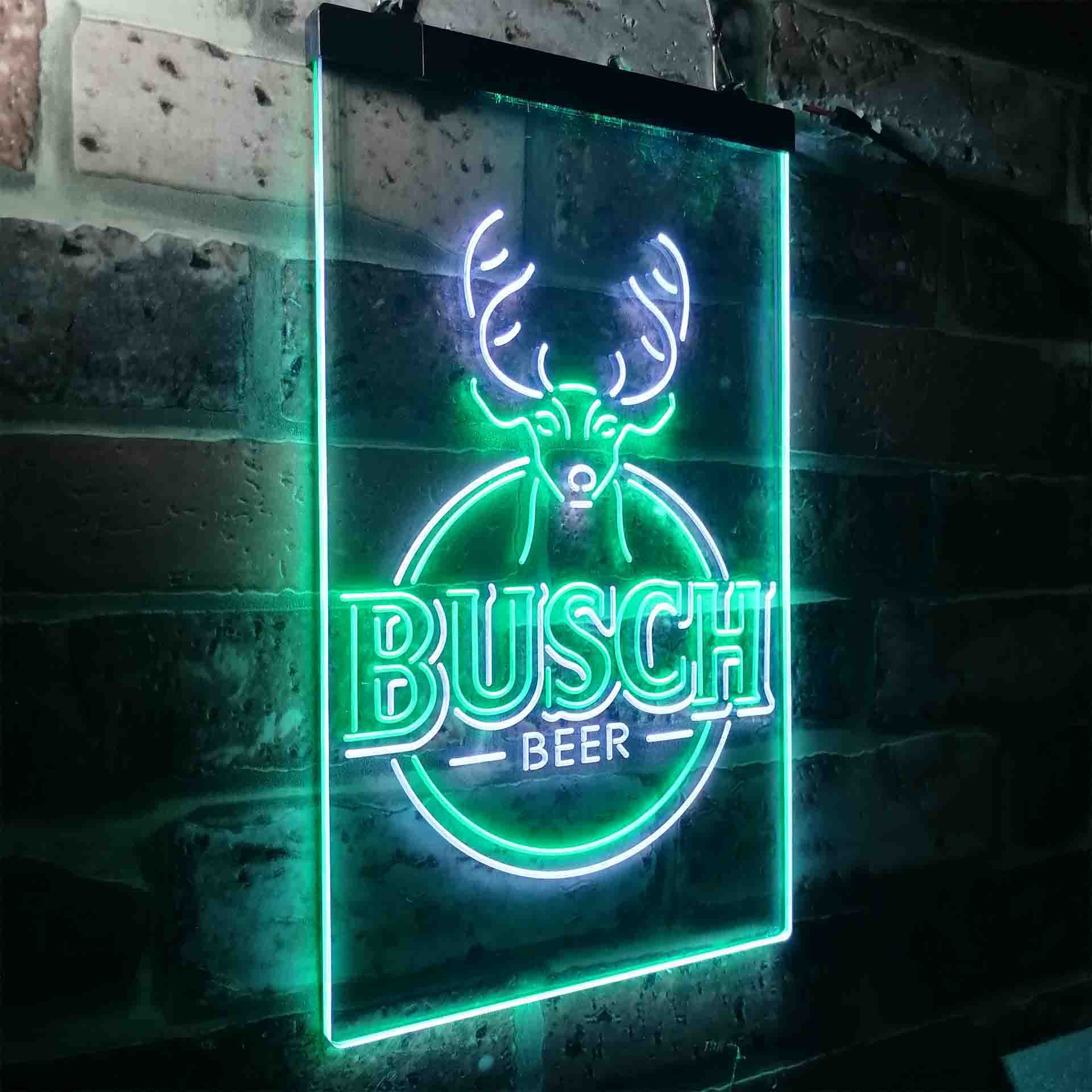 Buschs Beer Deer Vertical Circle Neon-Like LED Sign - Image 23