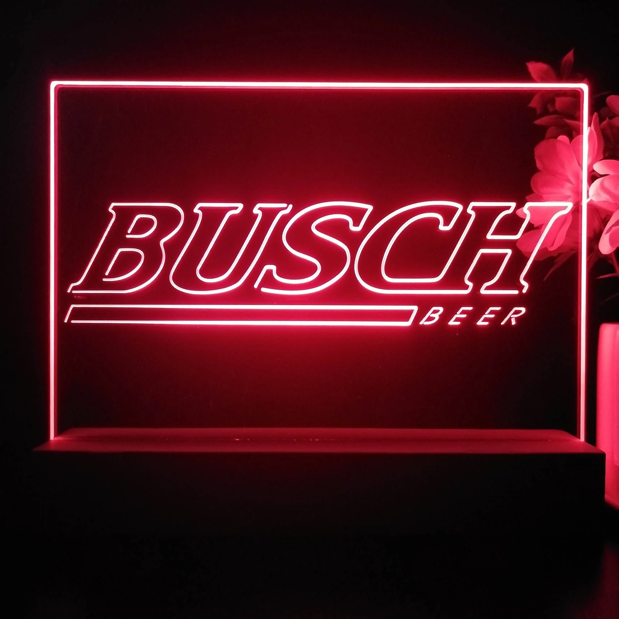 Buschs Logo Beer Neon Sign Pub Bar Decor Lamp - Image 4