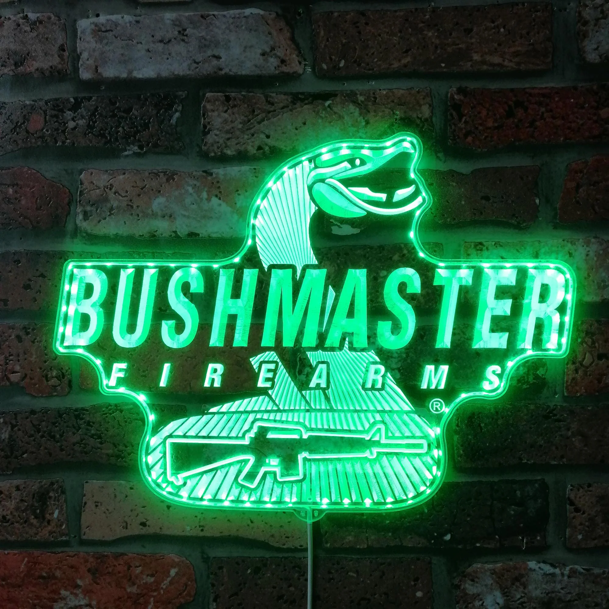 Bushmaster Neon LED Sign with Dynamic RGB Colors - Image 6