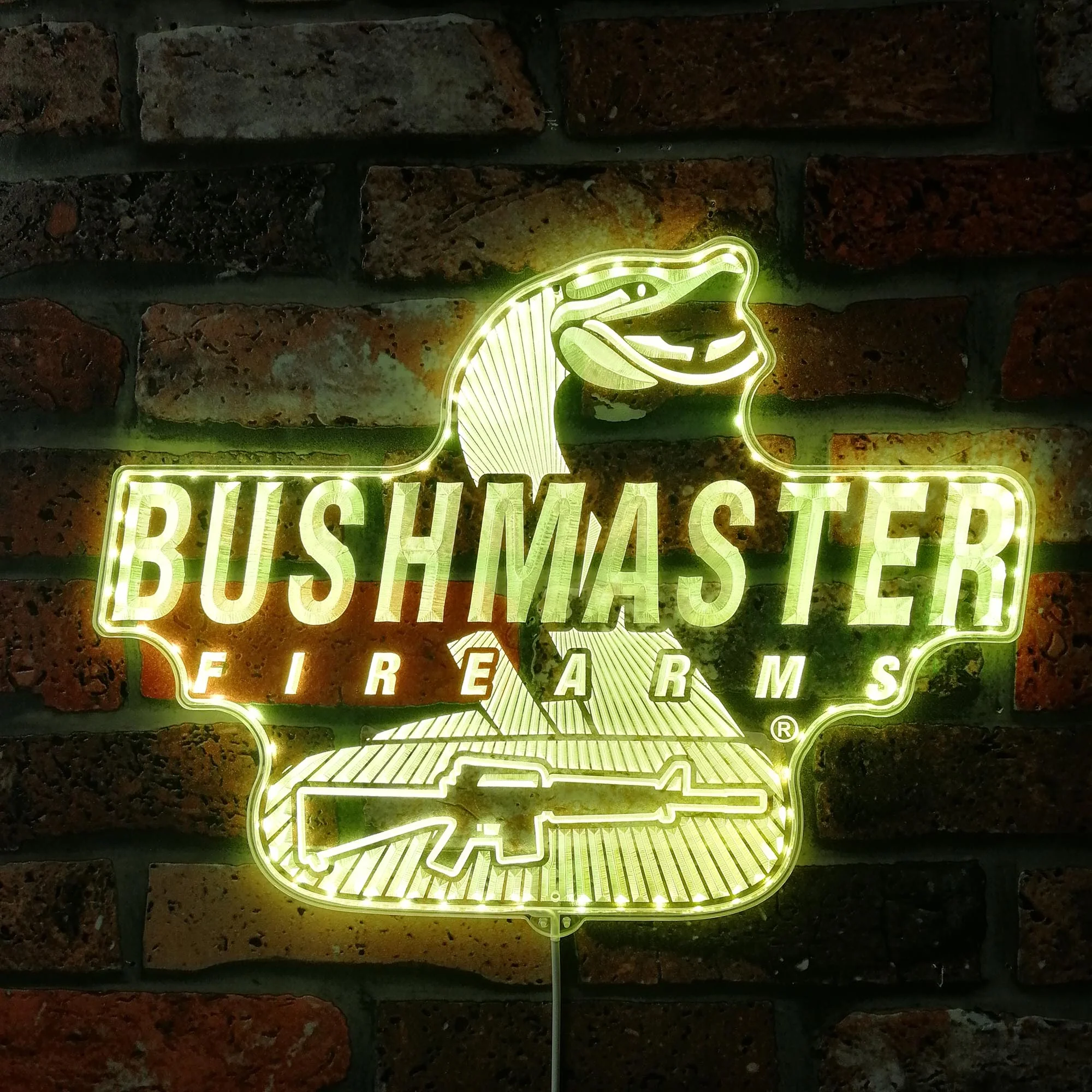 Bushmaster Neon LED Sign with Dynamic RGB Colors - Image 7