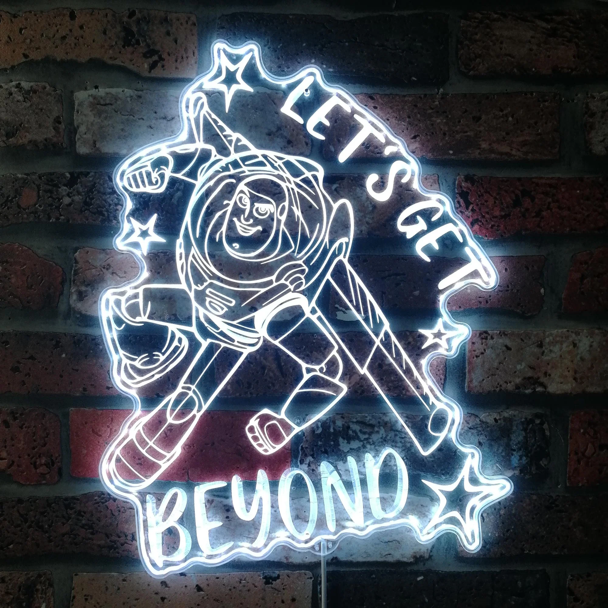 Buzz Lightyear Toy Story Neon LED Sign with Dynamic RGB Colors - Image 5