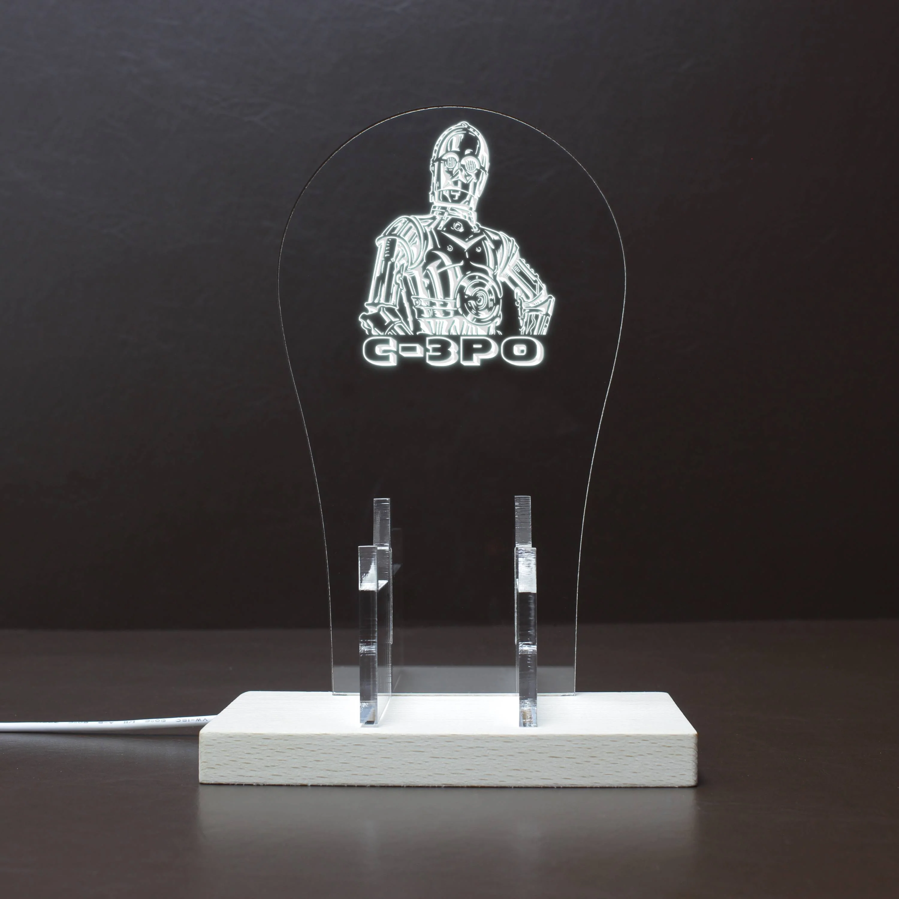 Star Wars C3PO LED Gaming Headset Controller Stand - Image 10