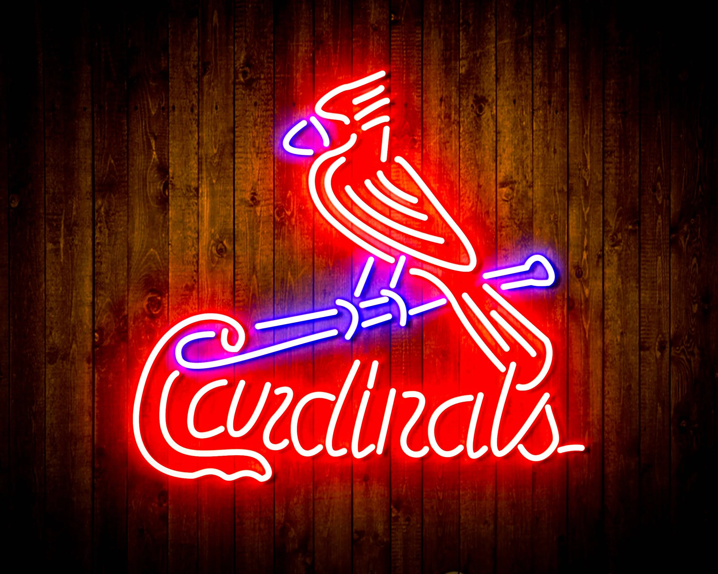 St Louis Cardinals Handmade Neon Flex LED Sign - Image 10
