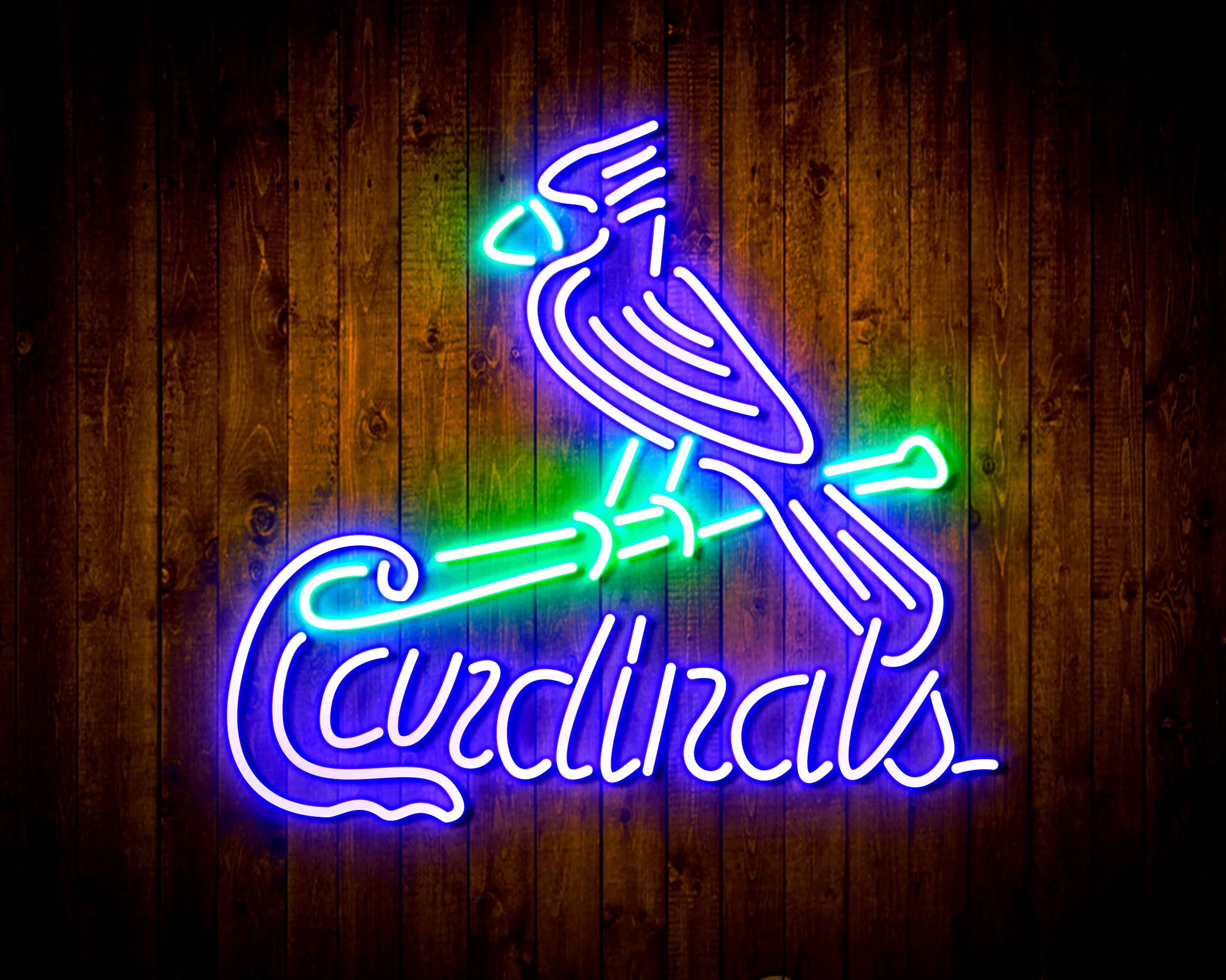 St Louis Cardinals Handmade Neon Flex LED Sign - Image 23