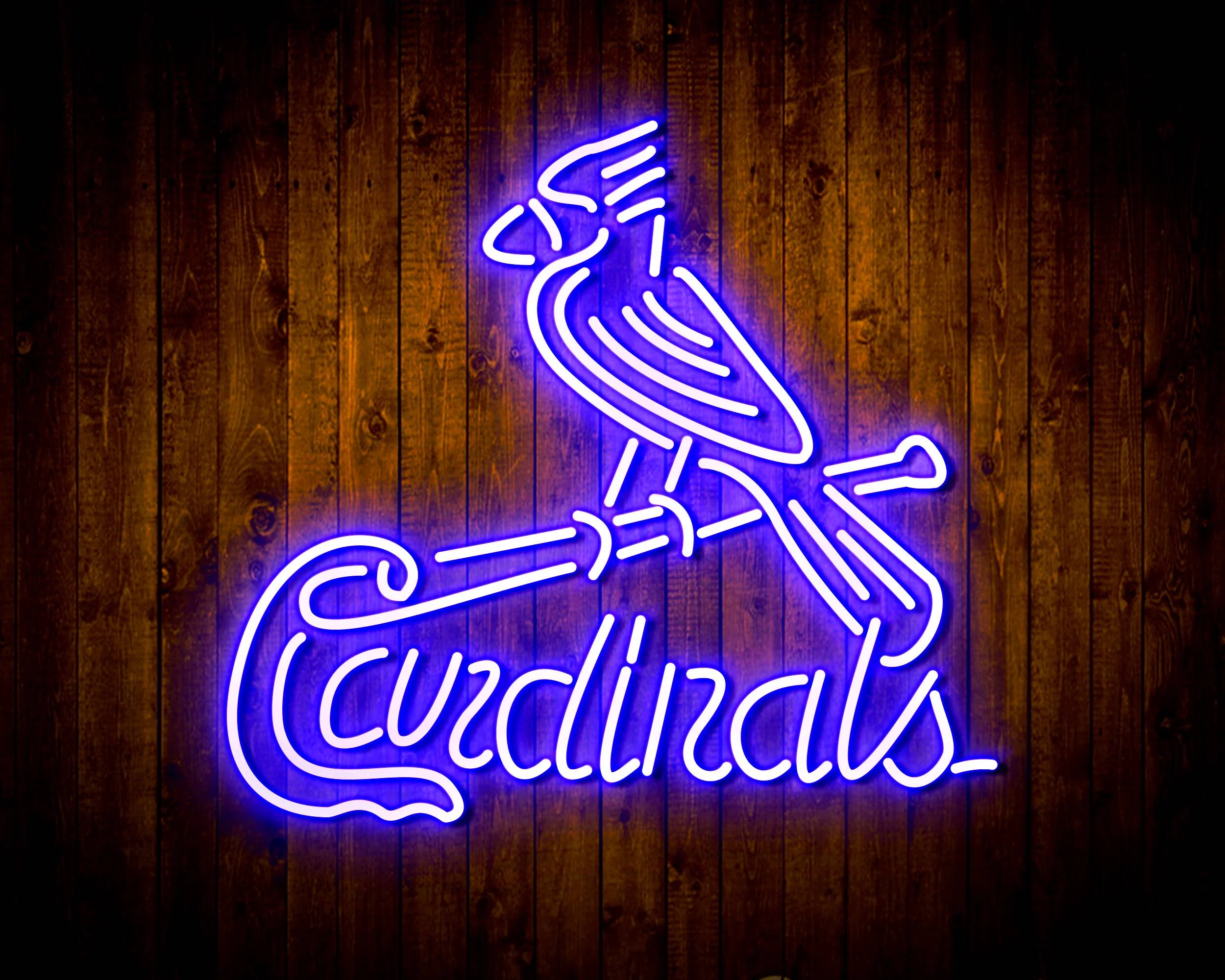 St Louis Cardinals Handmade Neon Flex LED Sign - Image 24
