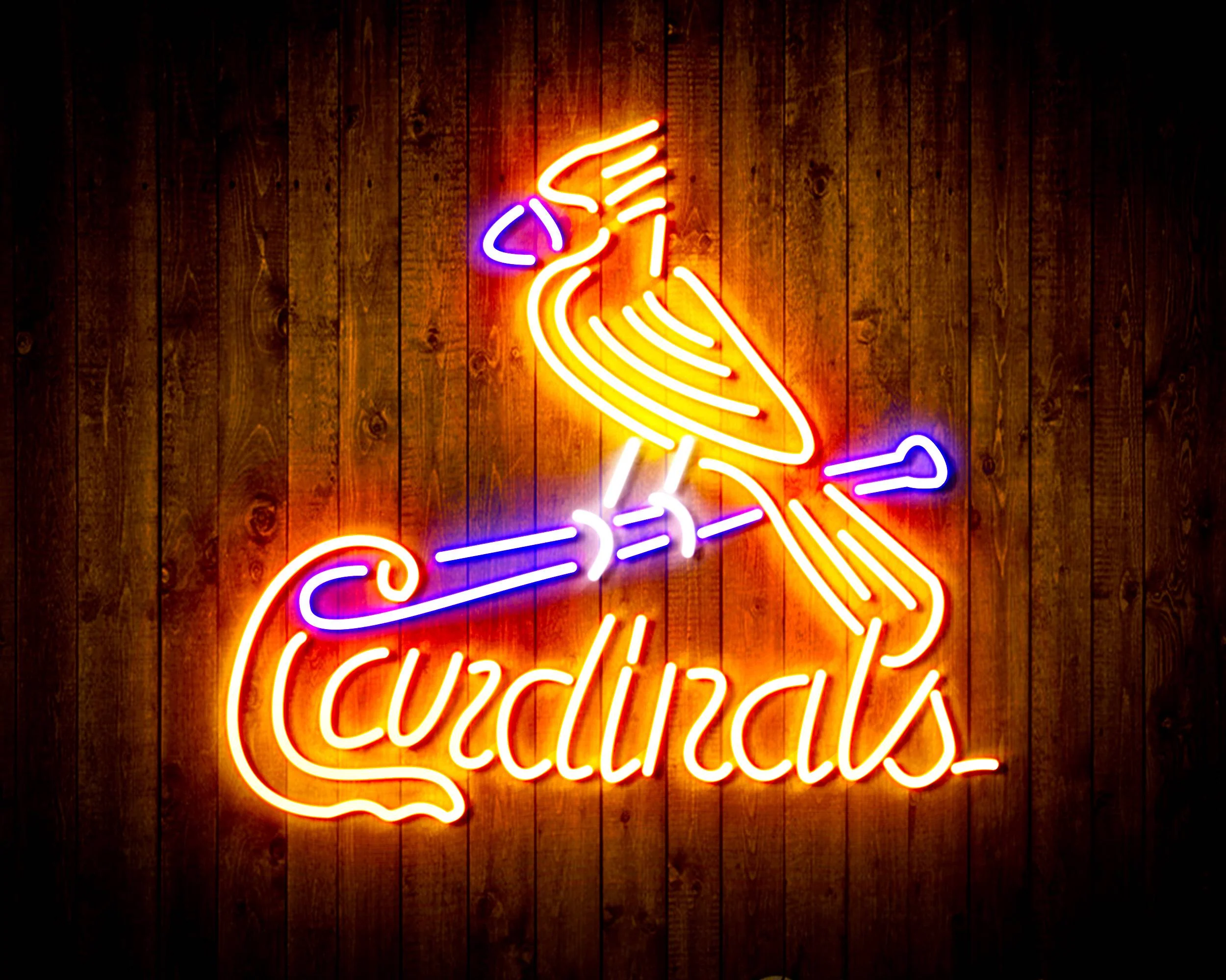 St Louis Cardinals Handmade Neon Flex LED Sign - Image 8