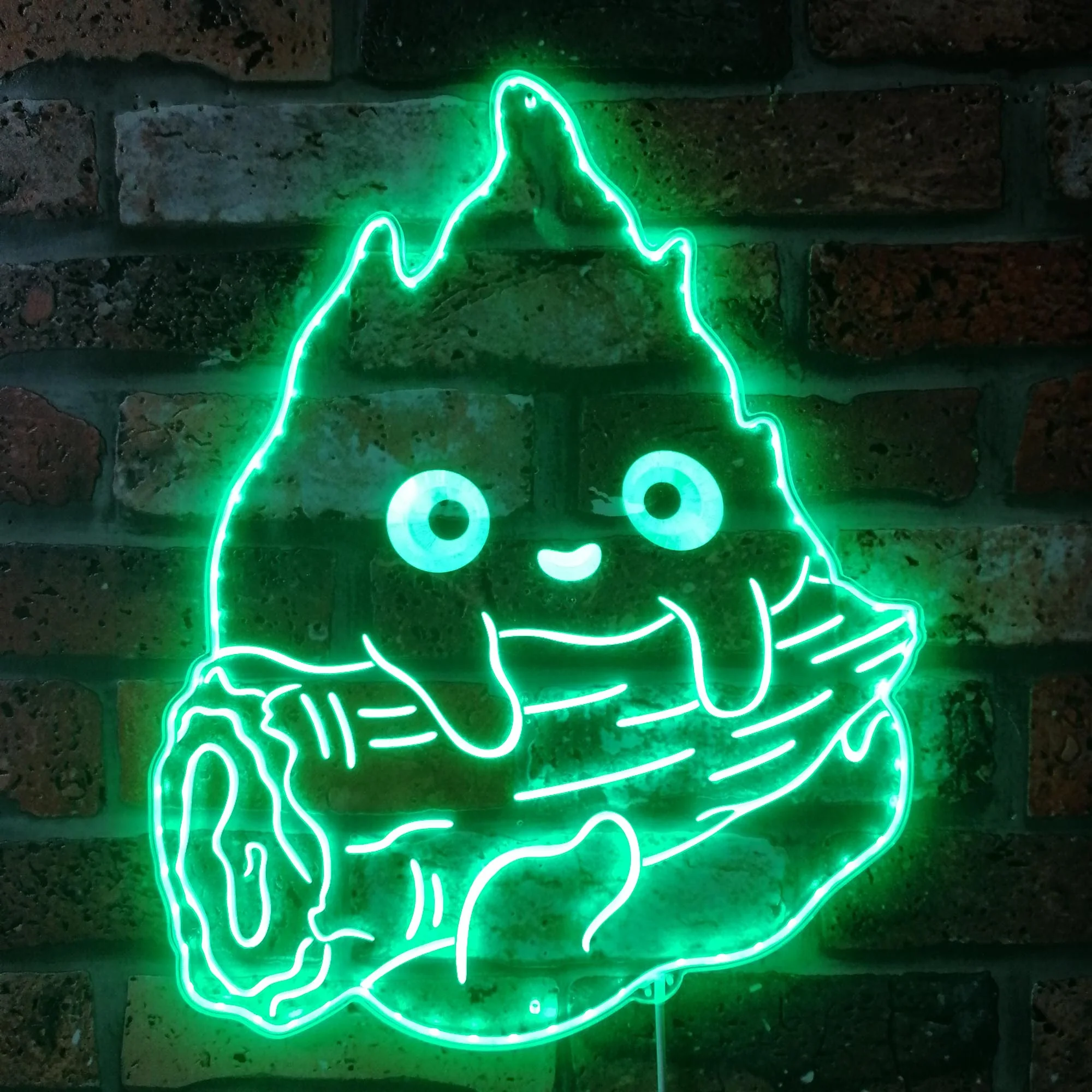 Calcifer Fire Howl's Moving Castle Neon RGB Edge Lit LED Sign - Image 6