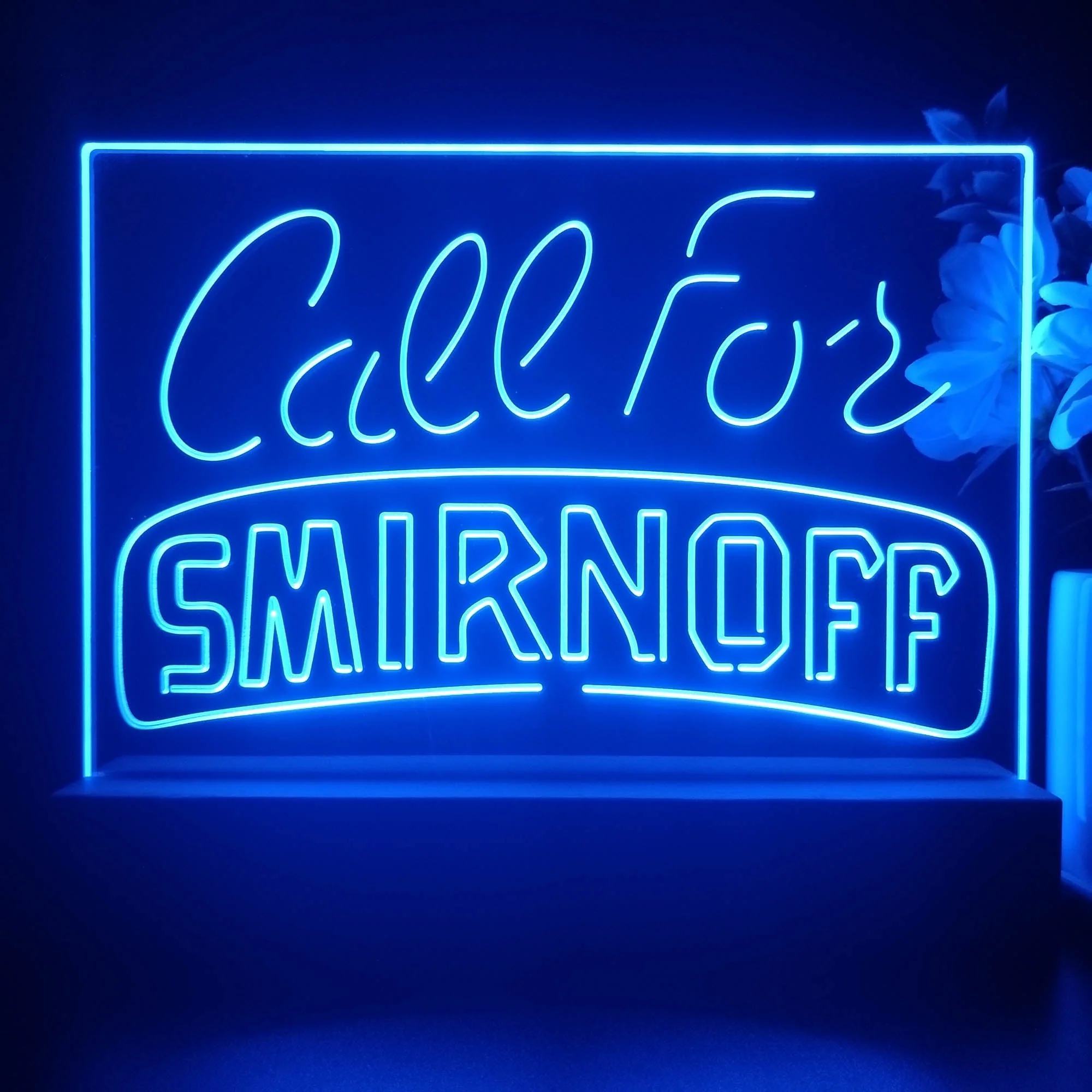 Call For Smirnoff Neon Sign Pub Bar Decor Lamp - Image 2
