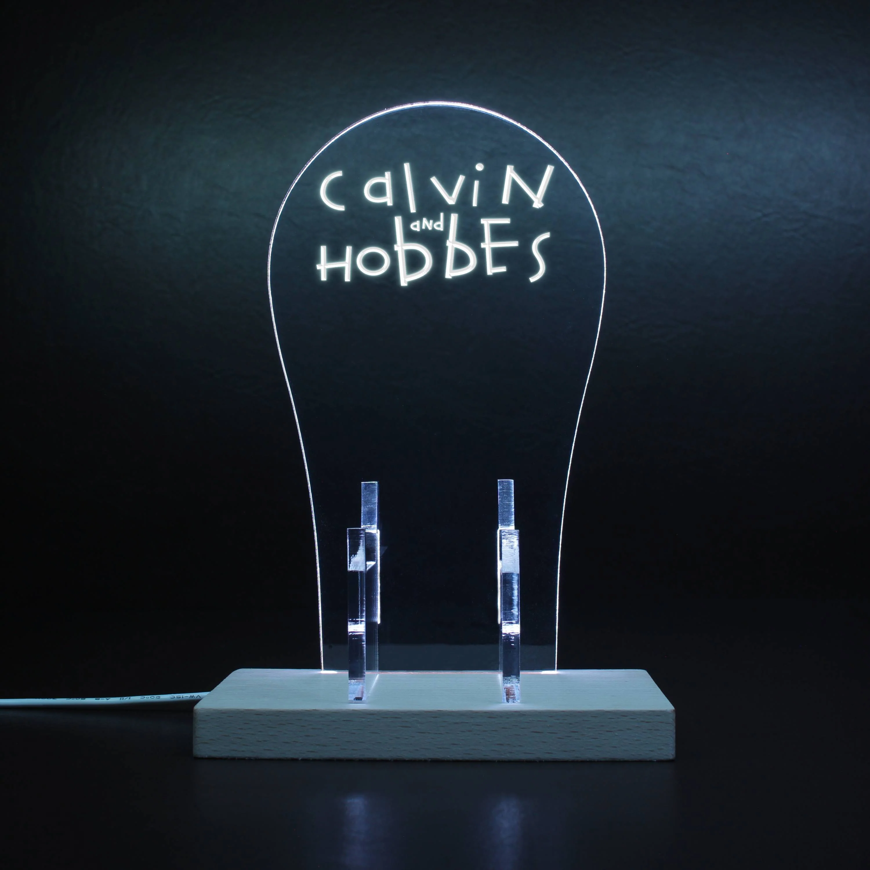 Calvin & Hobbes RGB LED Gaming Headset Controller Stand - Image 3