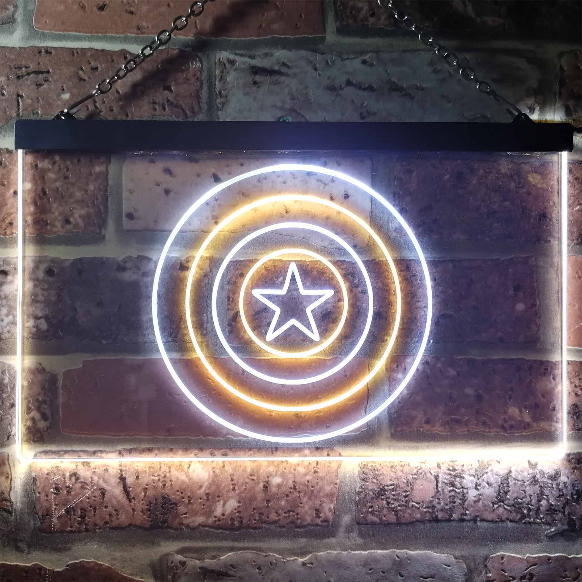 Captain America Shield LED Neon Sign - Image 3
