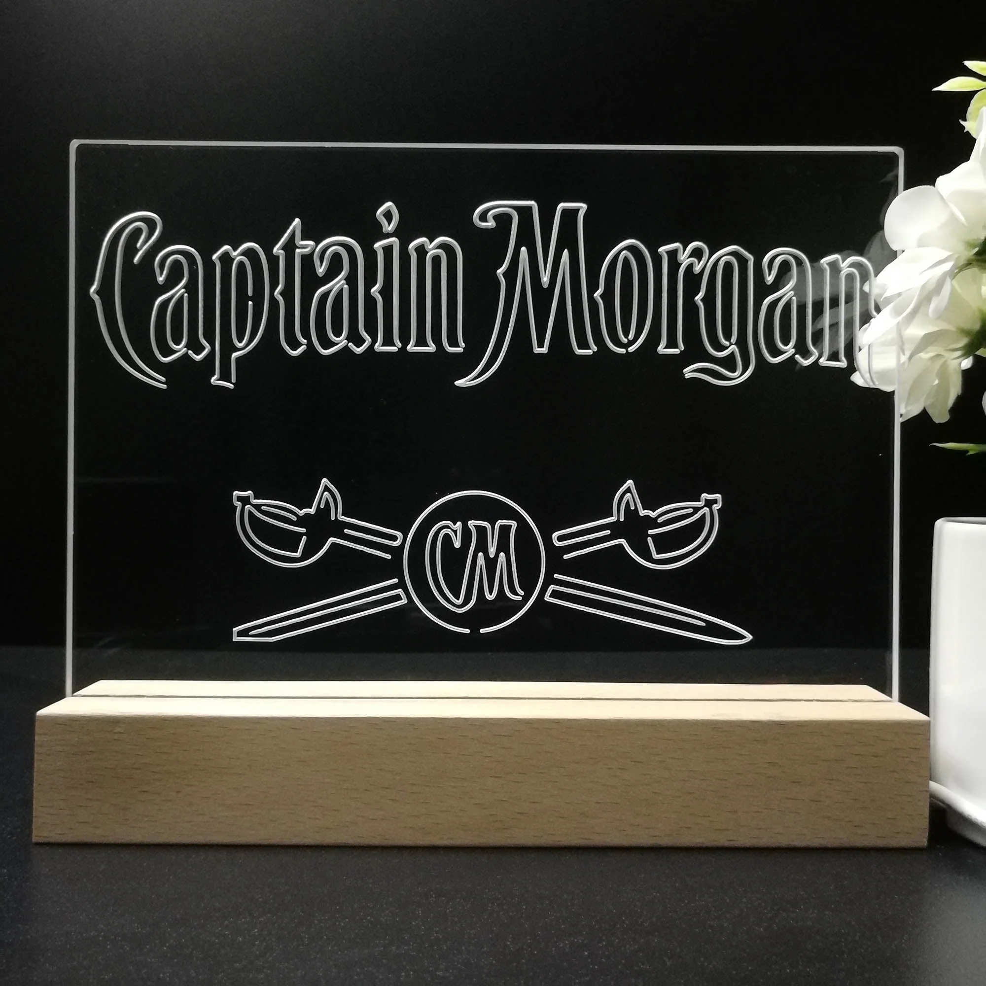 Captain Morgan Neon Sign Pub Bar Lamp - Image 8
