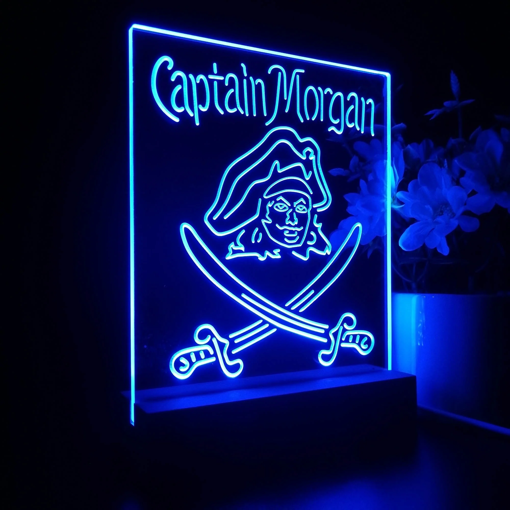 Captain Morgan Rum Bar Night Light Neon Pub Bar Lamp - Image 5