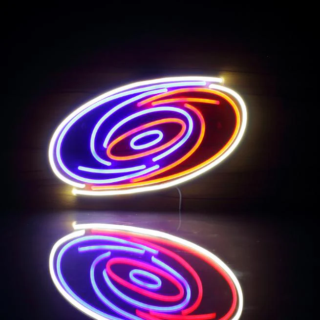 Carolina Hurricanes Logo Handmade Neon Flex LED Sign