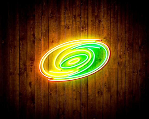 Carolina Hurricanes Logo Handmade Neon Flex LED Sign - Image 3