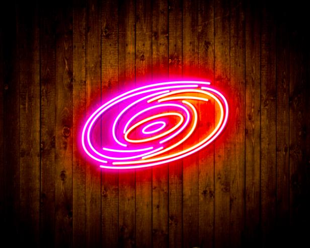 Carolina Hurricanes Logo Handmade Neon Flex LED Sign - Image 6