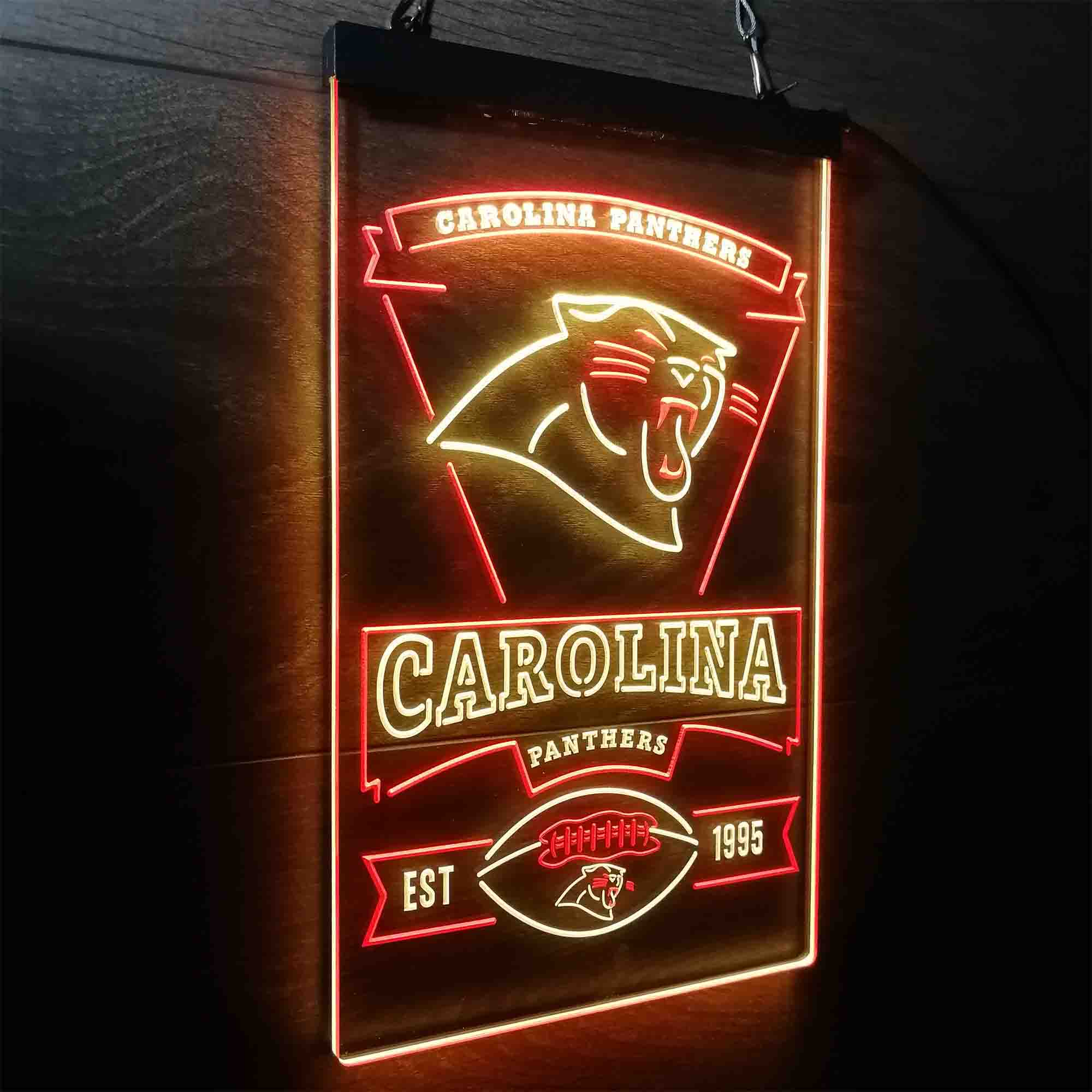 Carolina Panthers Est. 1995 Neon-Like LED Sign - Image 14