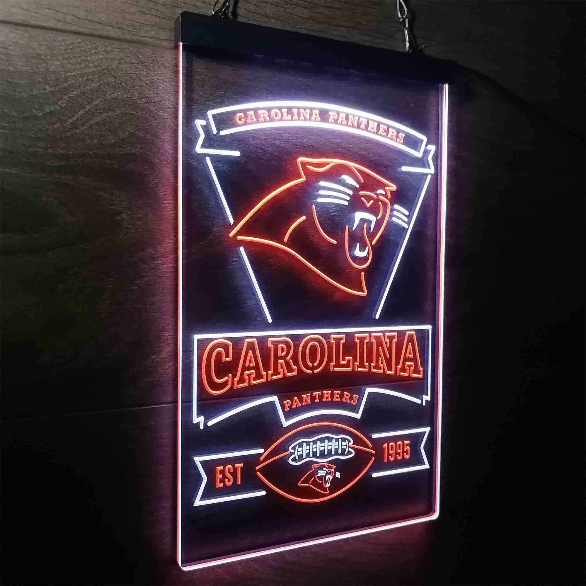Carolina Panthers Est. 1995 Neon-Like LED Sign - Image 18