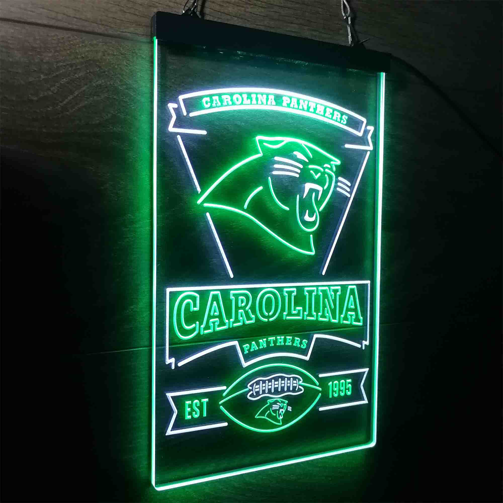Carolina Panthers Est. 1995 Neon-Like LED Sign - Image 19