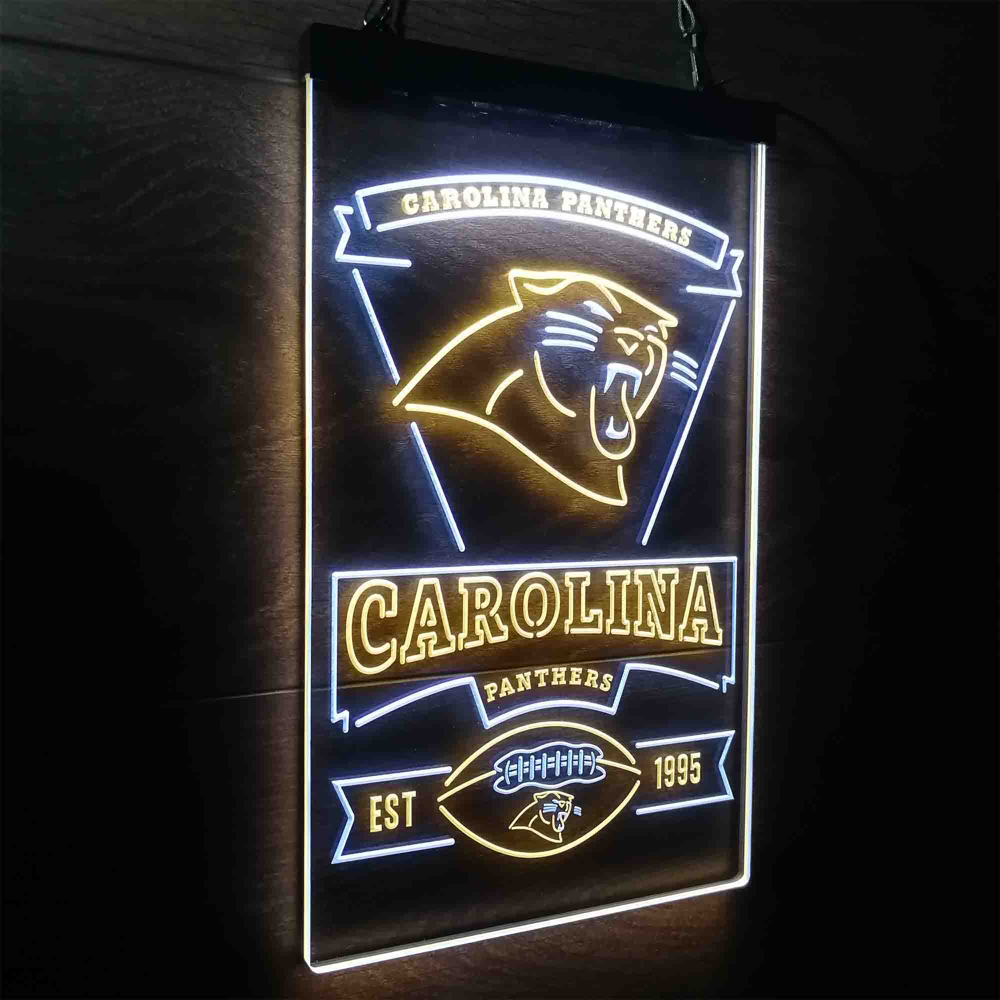 Carolina Panthers Est. 1995 Neon-Like LED Sign - Image 23