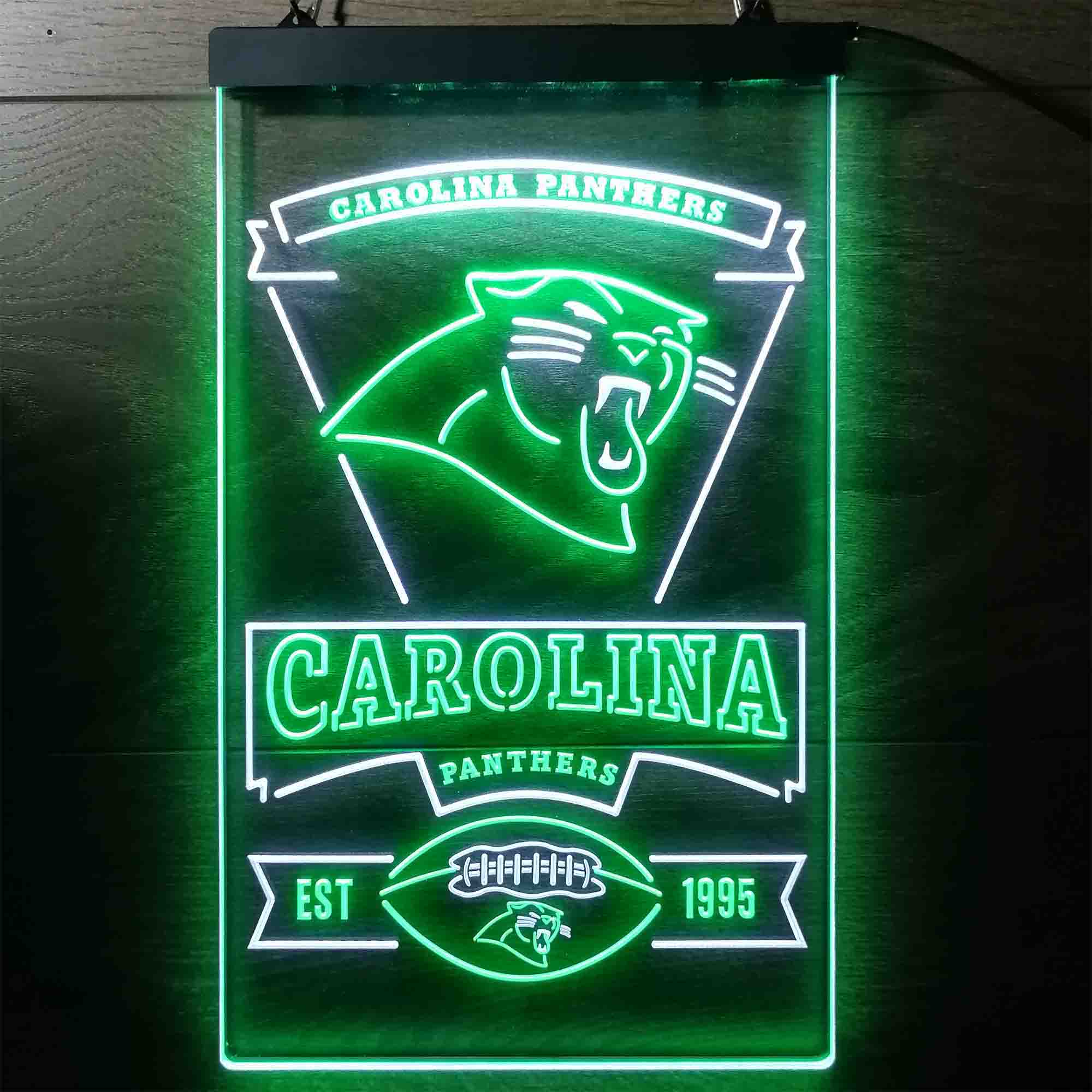 Carolina Panthers Est. 1995 Neon-Like LED Sign - Image 6