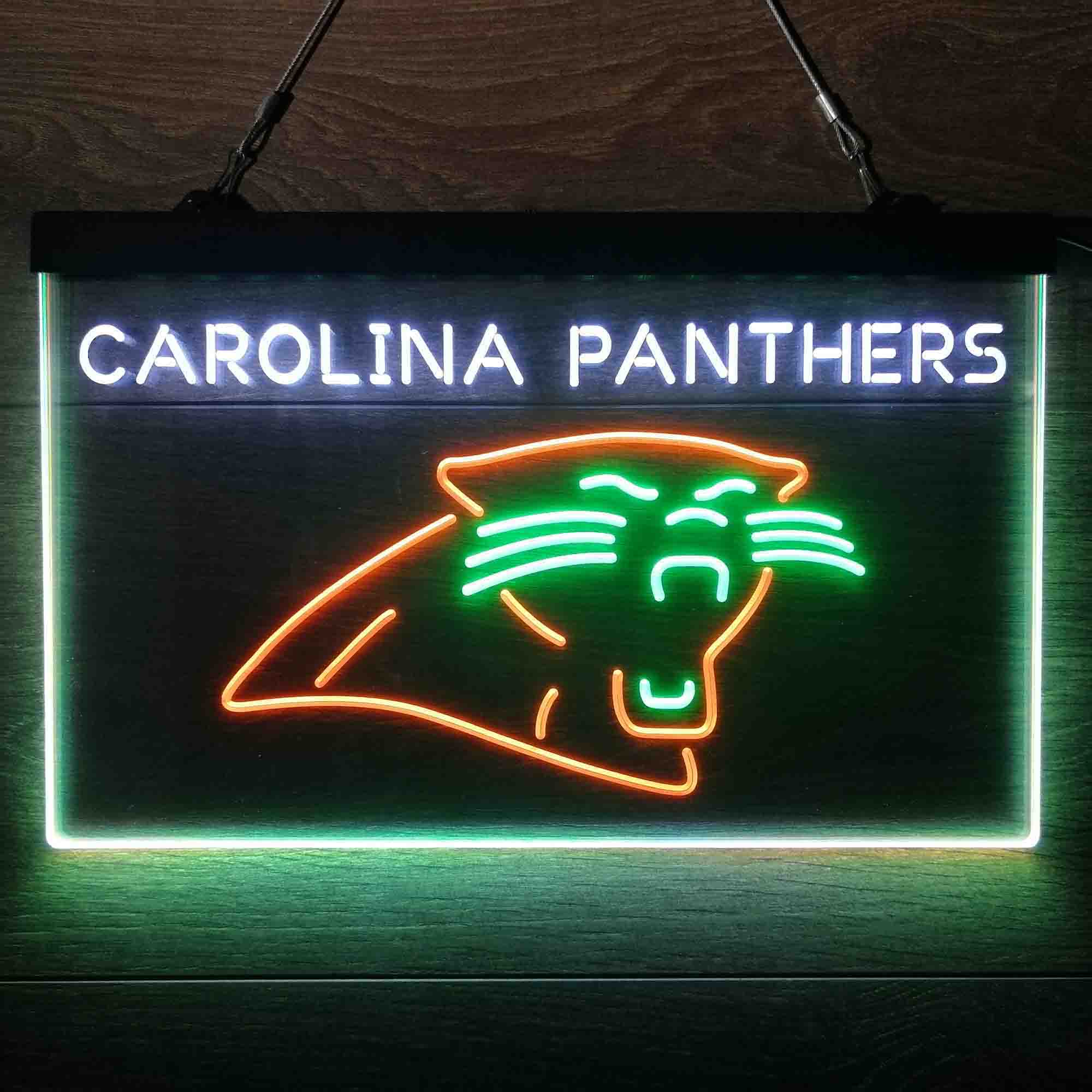 Carolina Panthers  Neon 3-Color LED Sign - Image 2