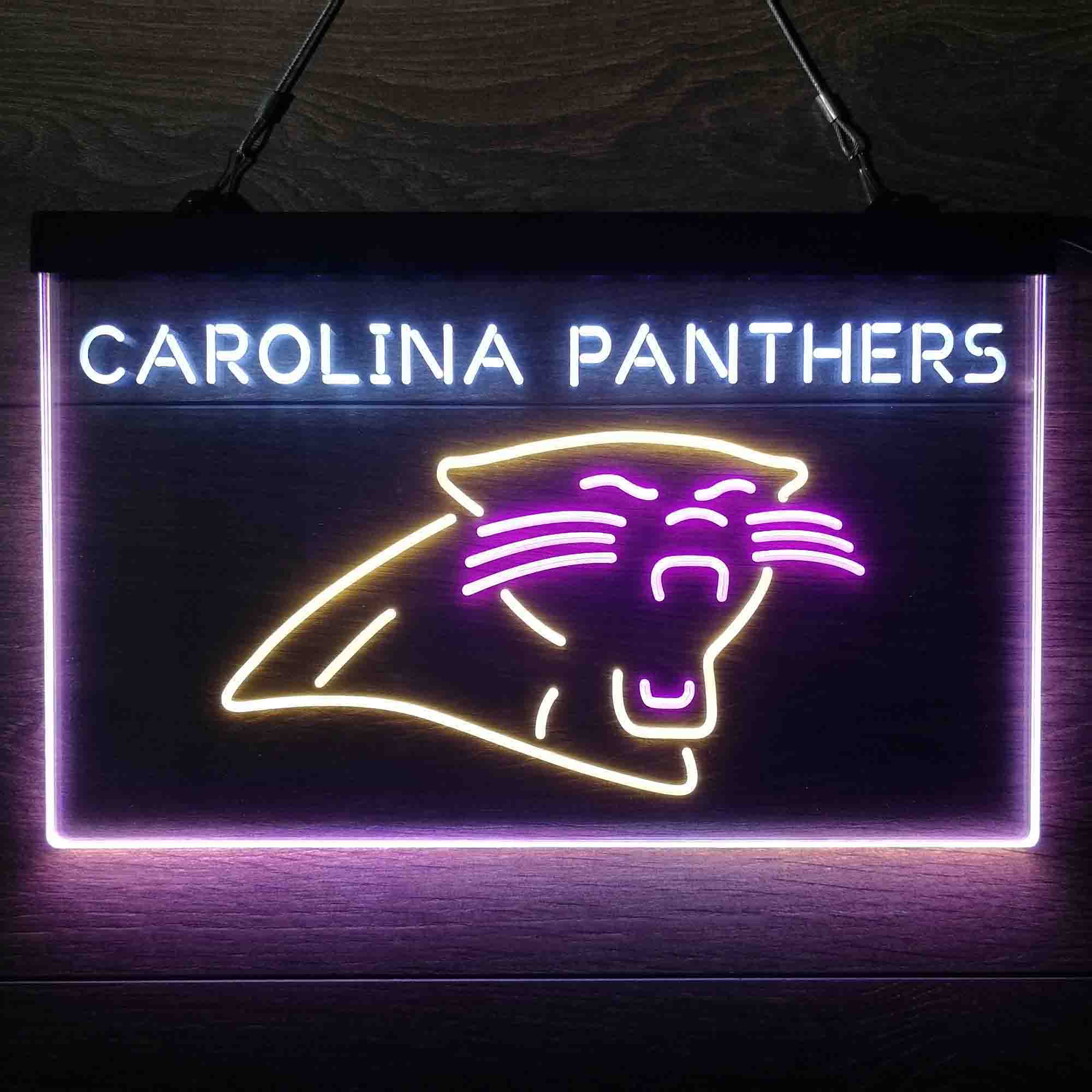Carolina Panthers  Neon 3-Color LED Sign - Image 4