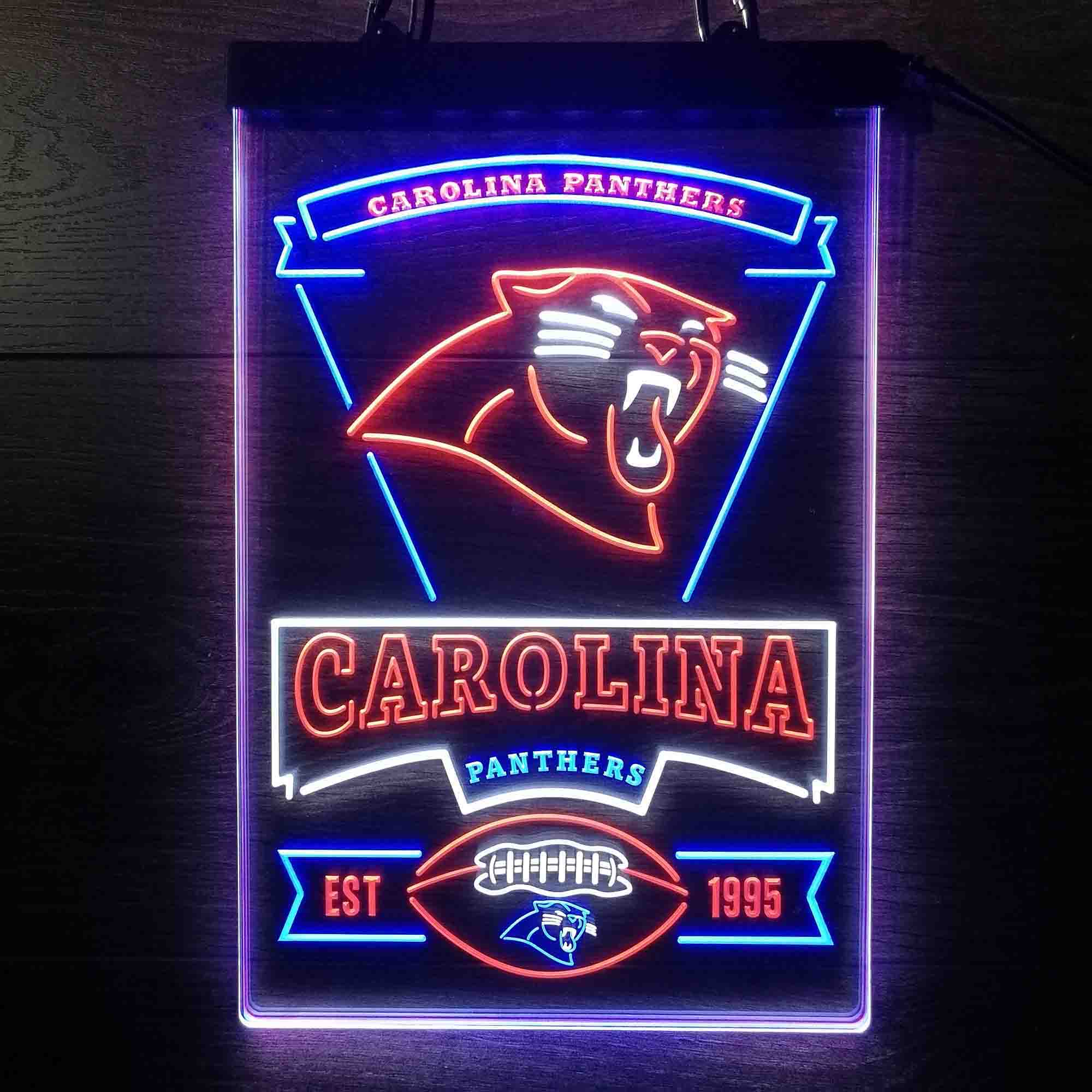 Carolina Panthers Neon LED Sign 3 Colors - Image 12