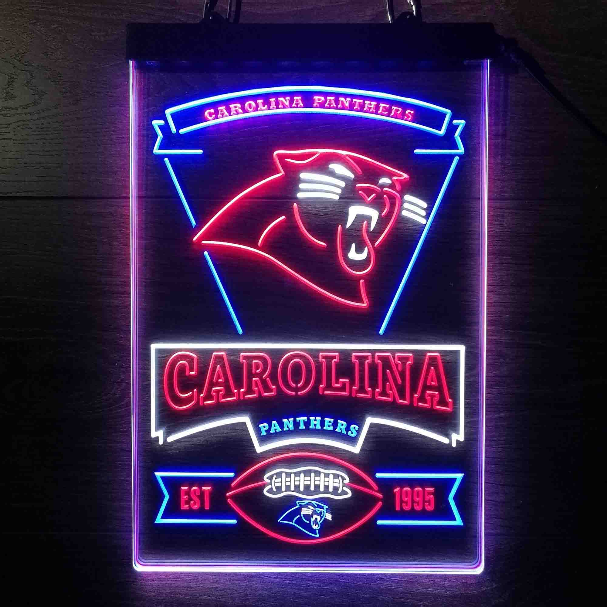 Carolina Panthers Neon LED Sign 3 Colors - Image 5