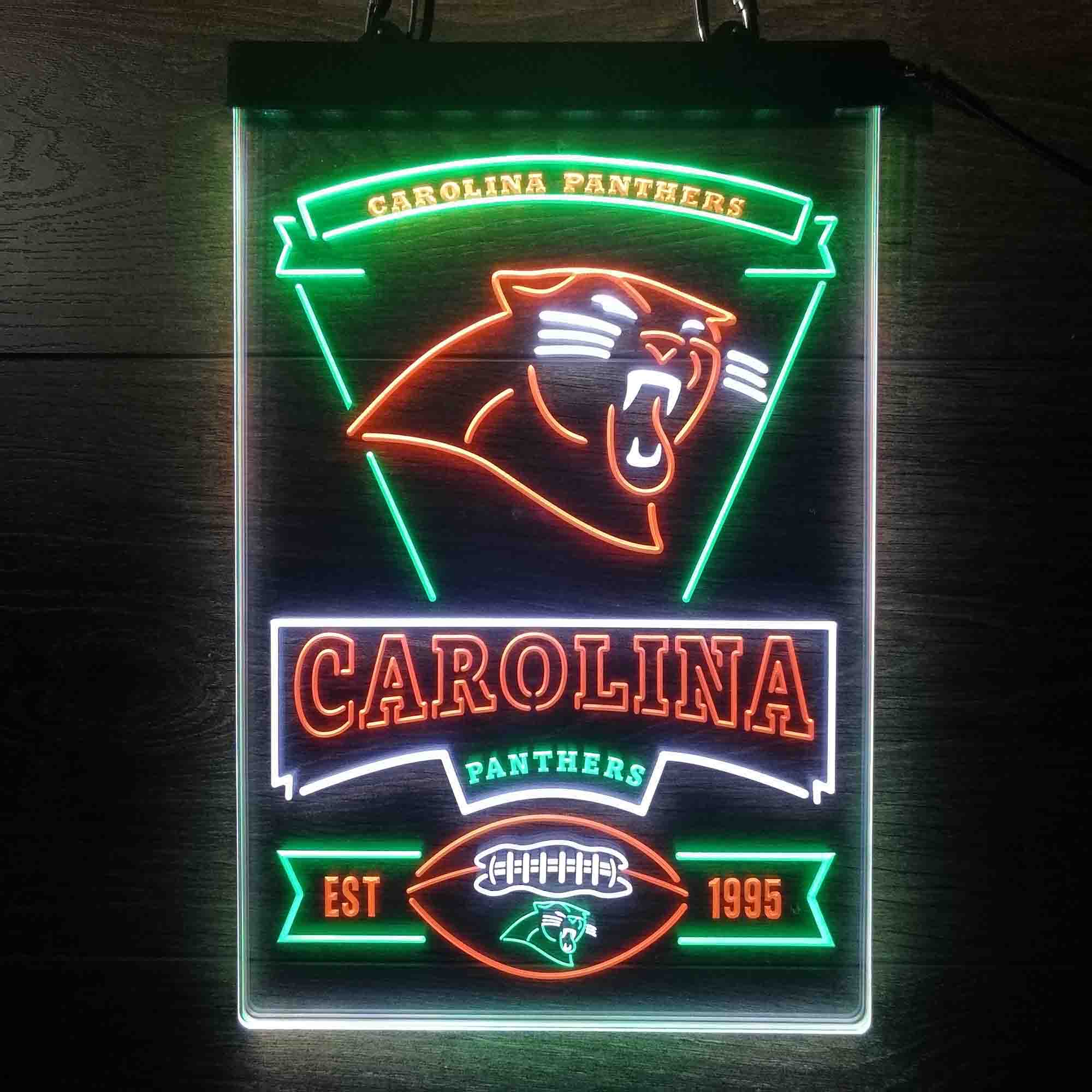 Carolina Panthers Neon LED Sign 3 Colors - Image 6
