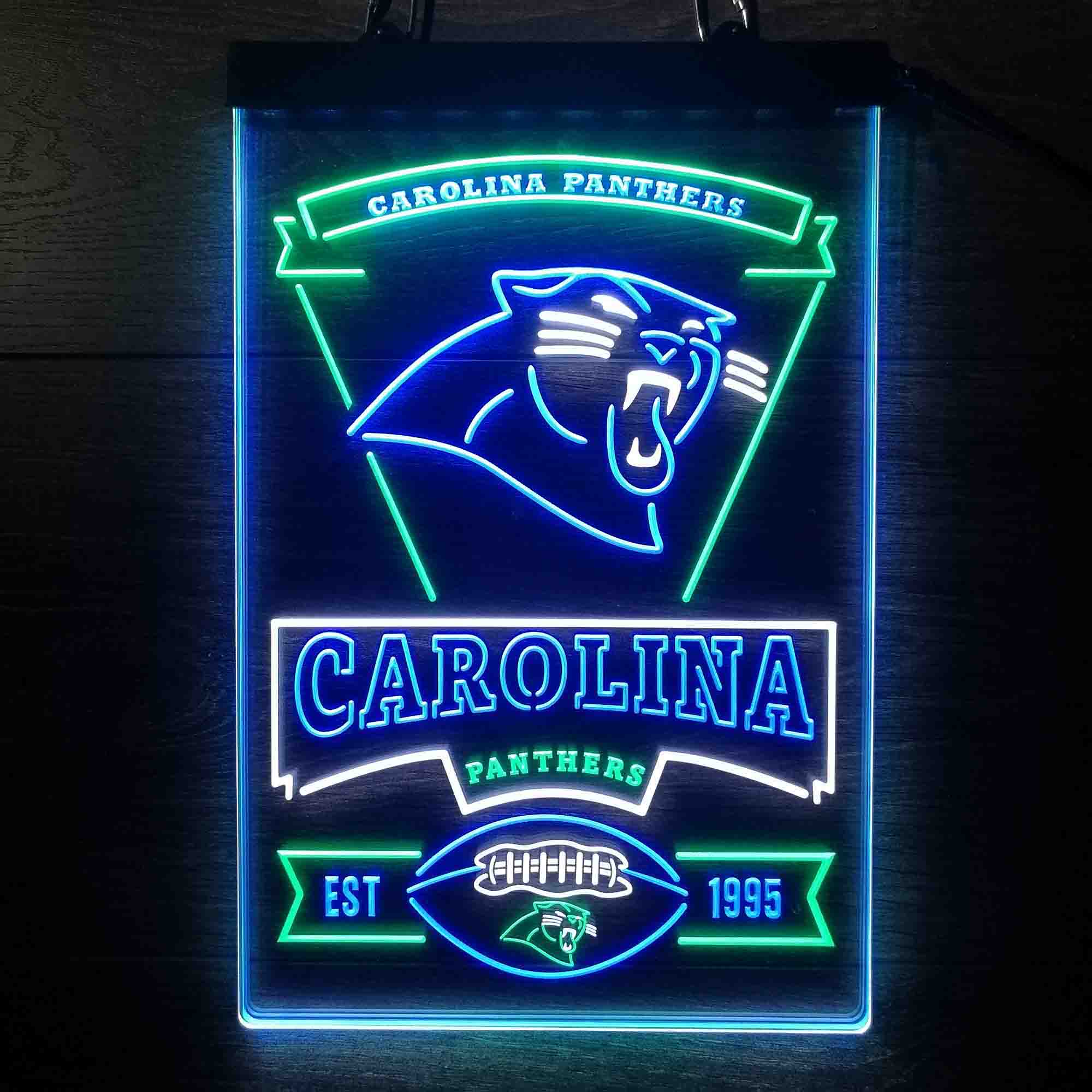 Carolina Panthers Neon LED Sign 3 Colors - Image 8