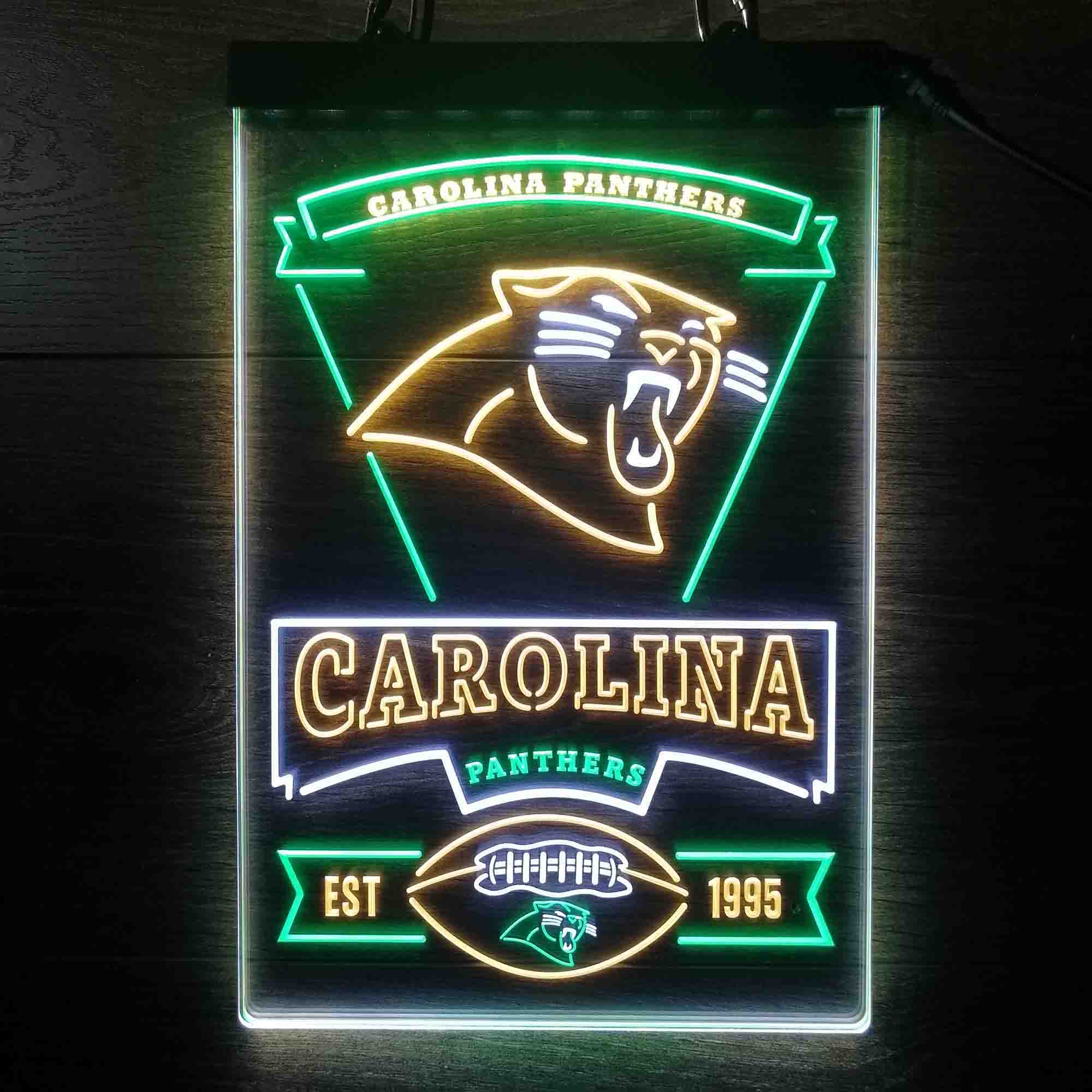 Carolina Panthers Neon LED Sign 3 Colors - Image 9