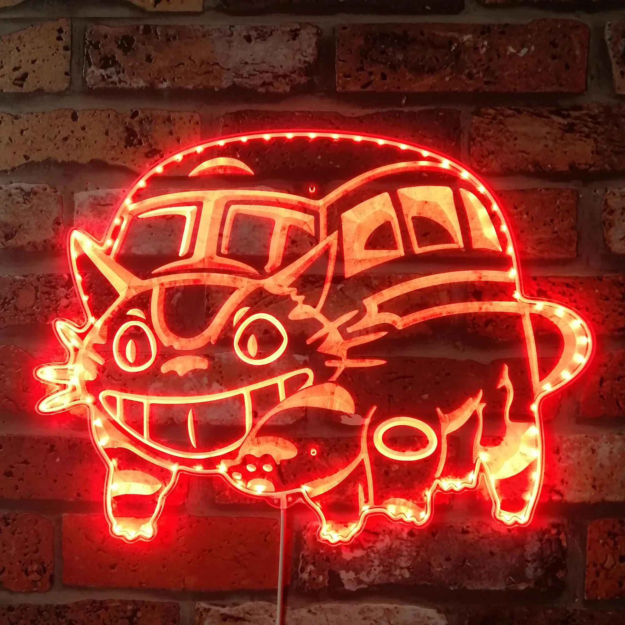Catbus My Neighbor Totoro Neon LED Sign with Dynamic RGB Colors - Image 3