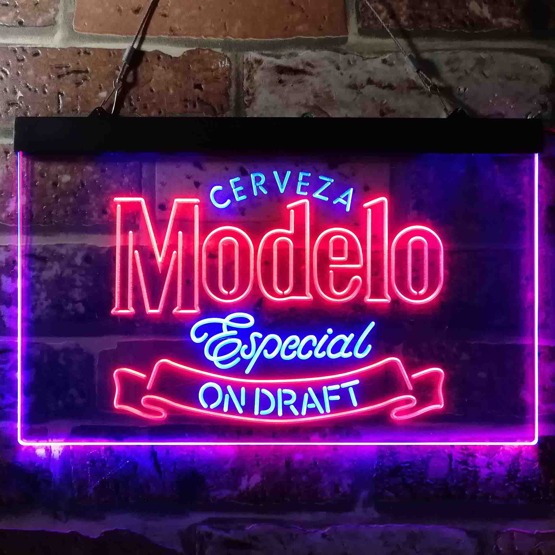 Cerveza Modelo Especial Draft Home Bar Neon Light LED Sign - Image 4