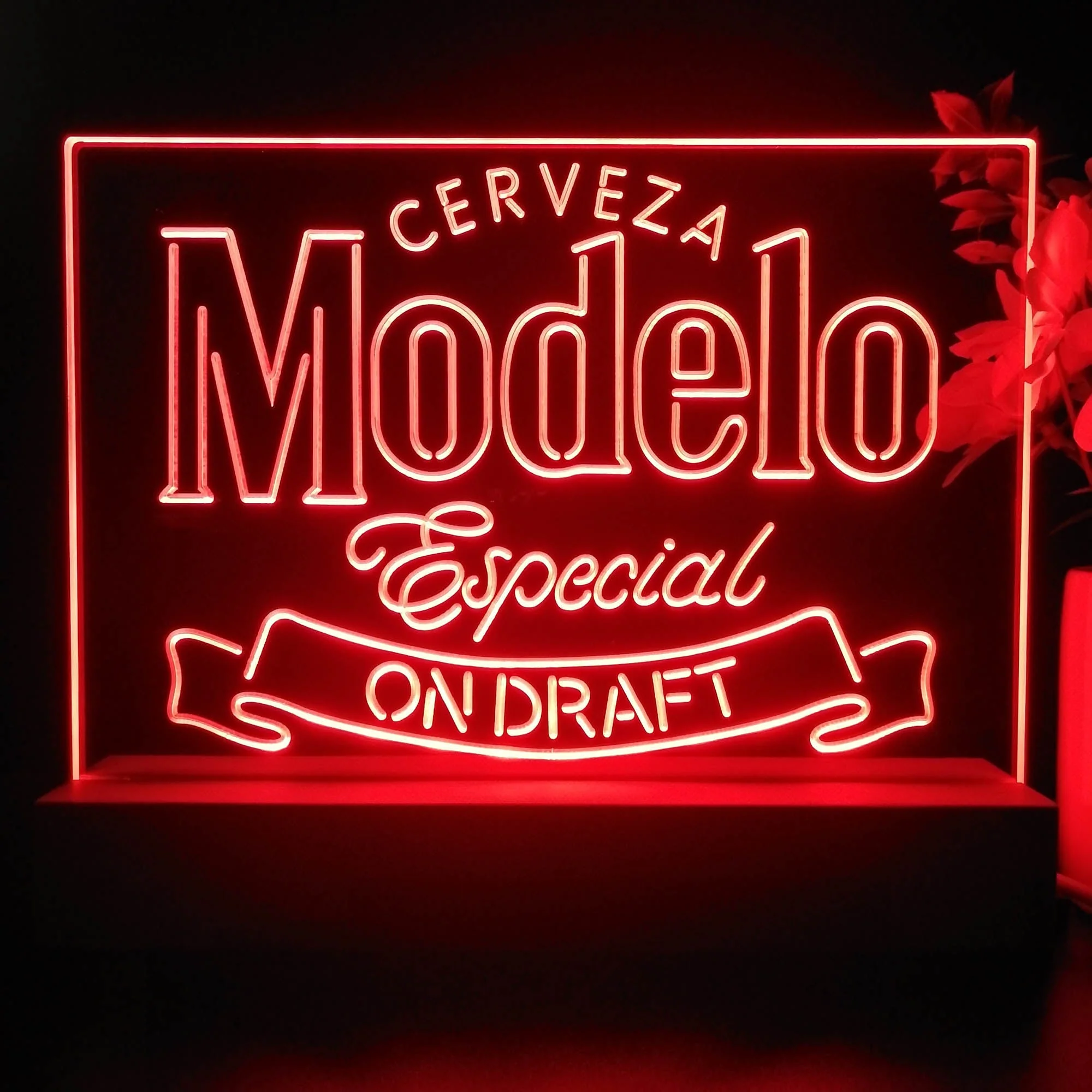 Cerveza Modelo Especial Draft Neon Sign Pub Bar Lamp - Image 4