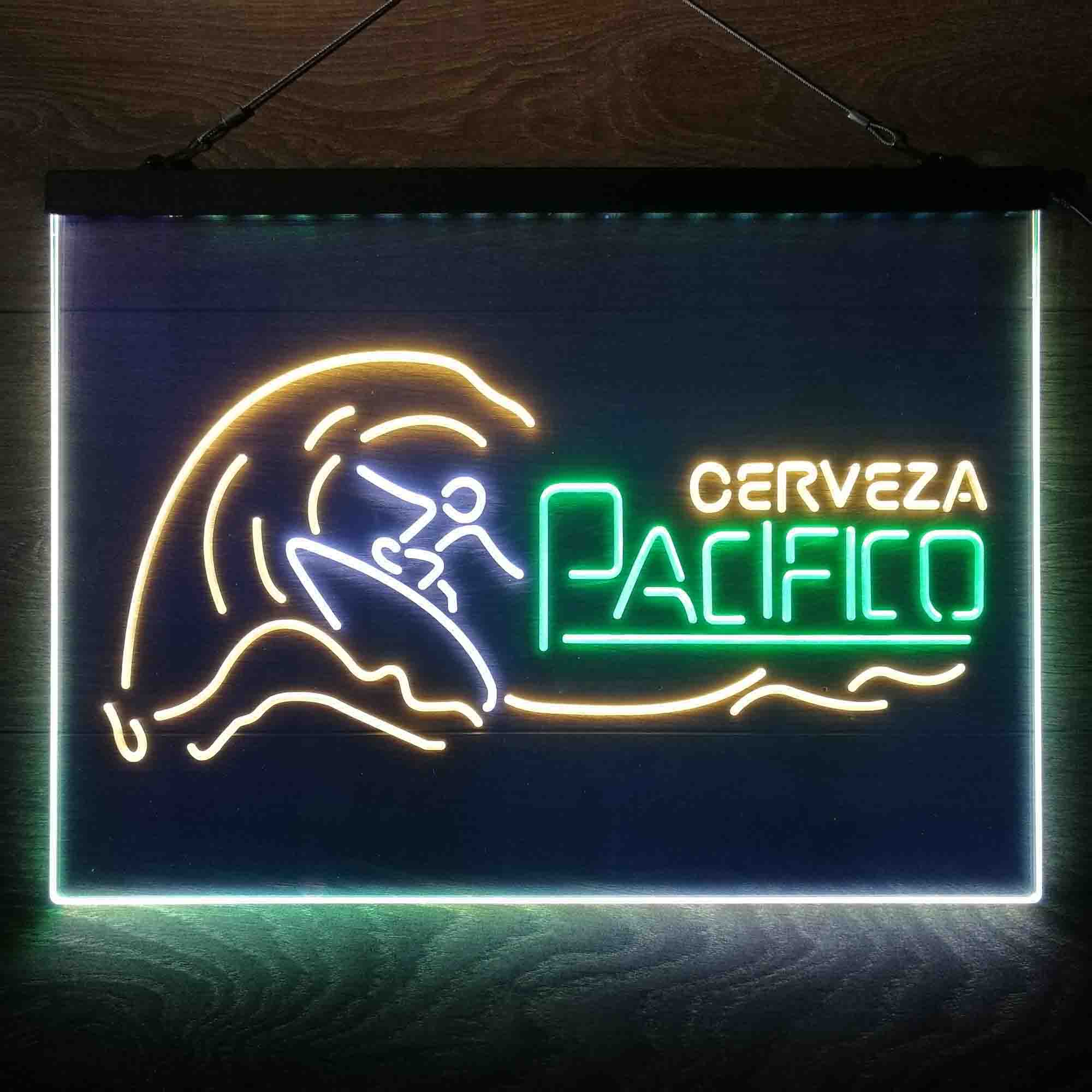 Cerveza Pacifico Wave Surfing Neon-Like LED Sign - Image 22