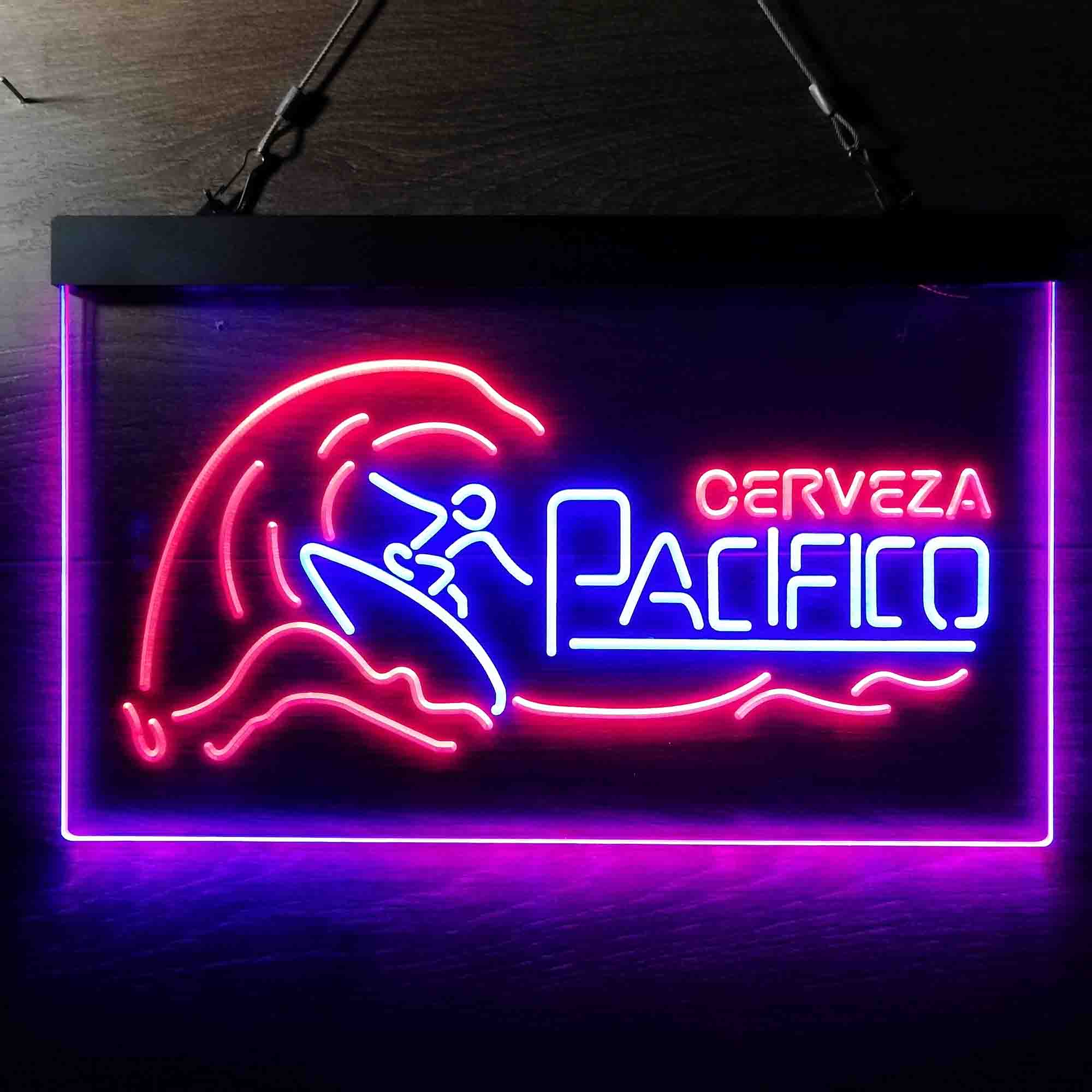 Cerveza Pacifico Wave Surfing Neon-Like LED Sign - Image 6